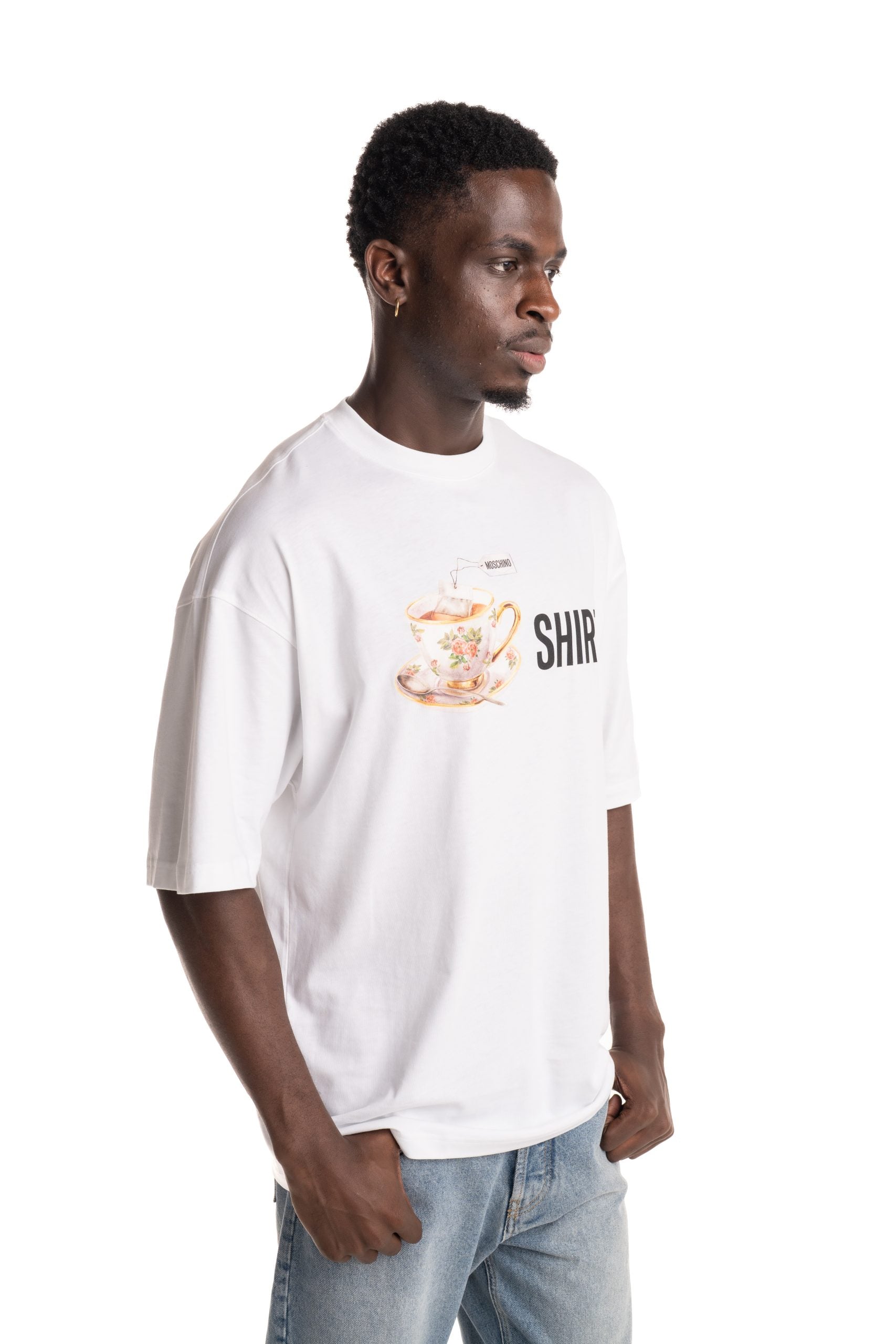 Moschino Men's Oversized Fit T Shirt | V0706-5241-1001