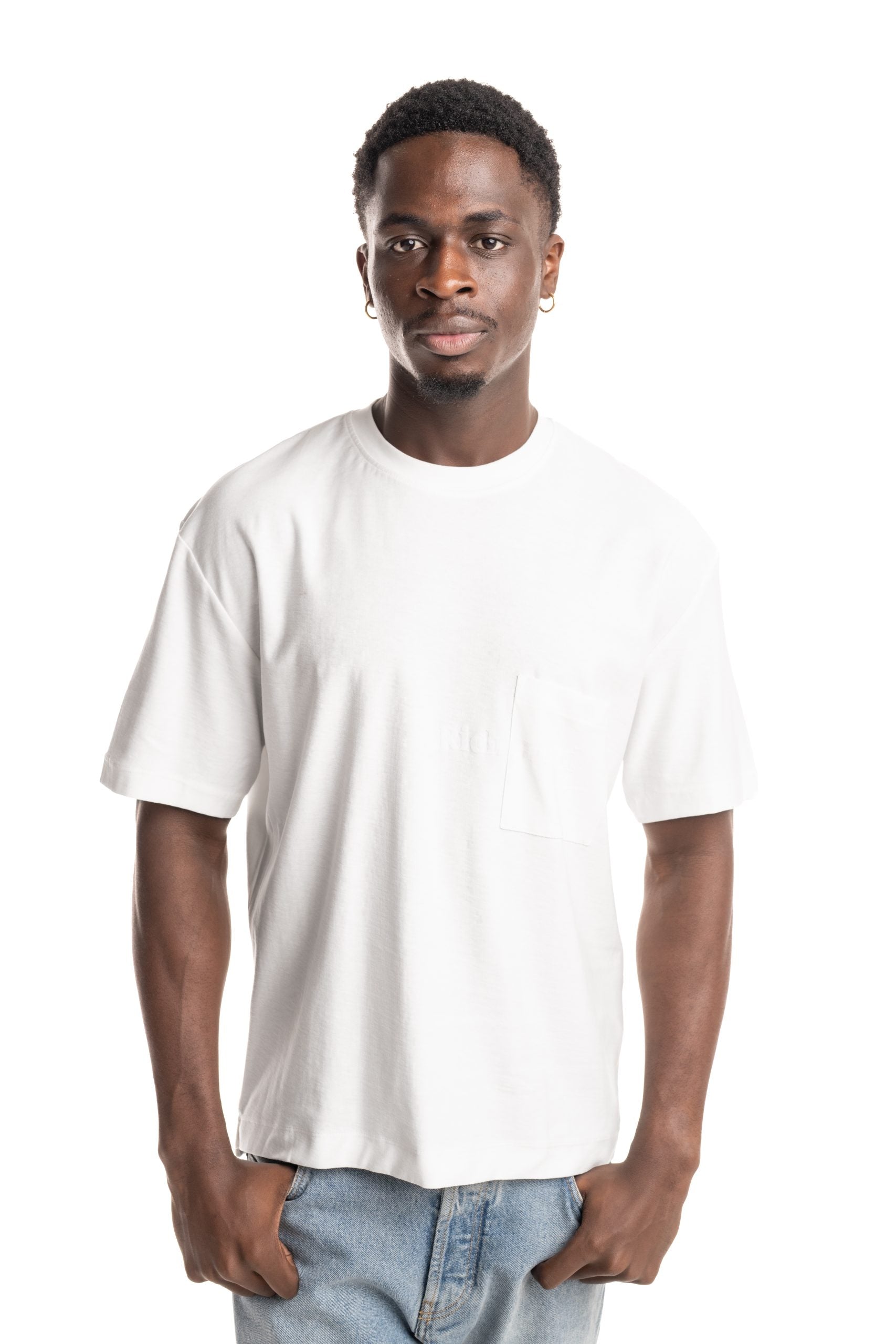 John Richmond Men's Kadiogo T Shirt | UMA25123TSP8-Off White
