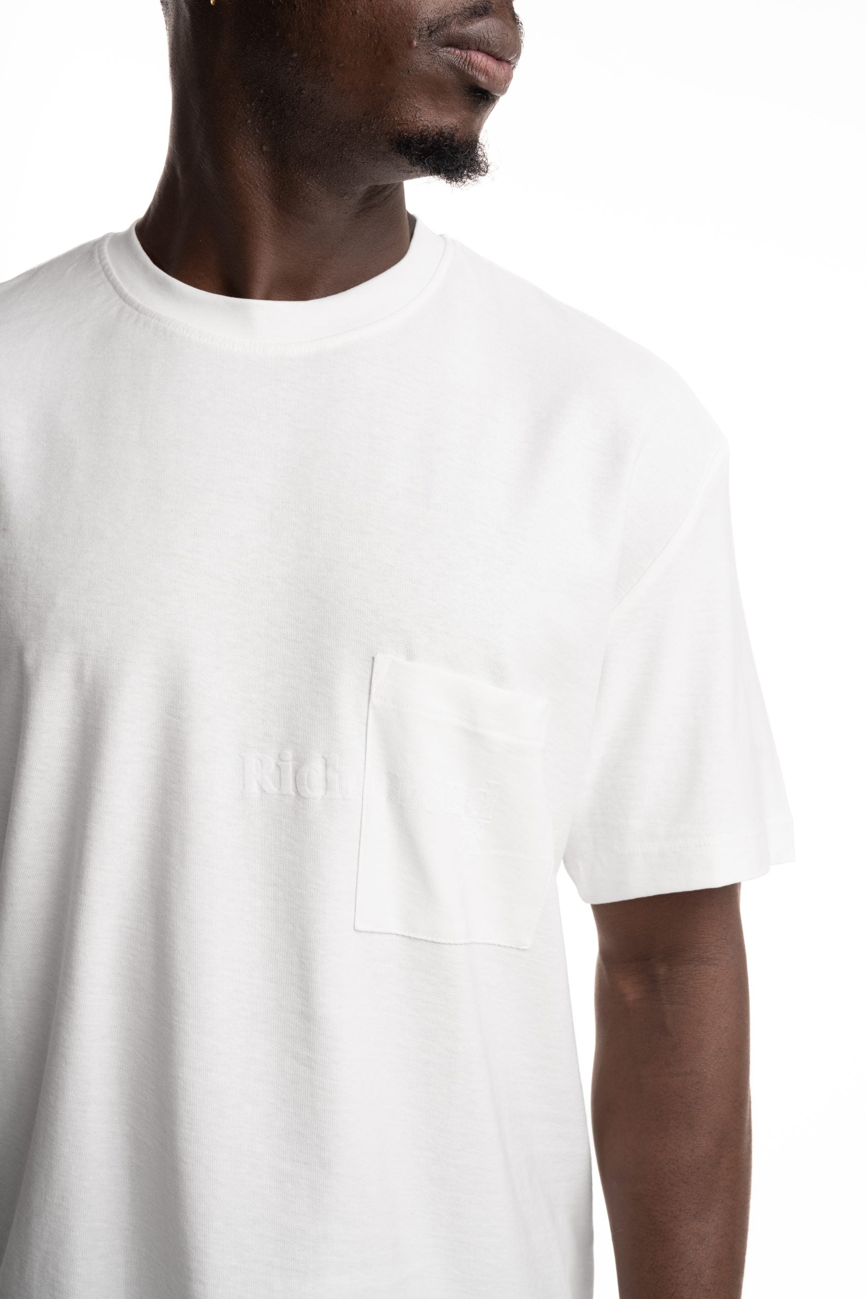 John Richmond Men's Kadiogo T Shirt | UMA25123TSP8-Off White