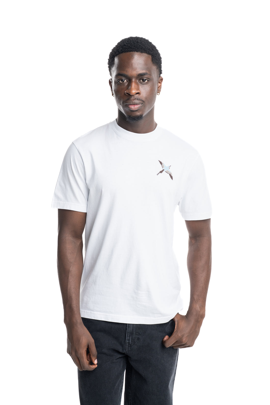 Axel Arigato Men's Micro Bee Bird T Shirt | A3464005-White
