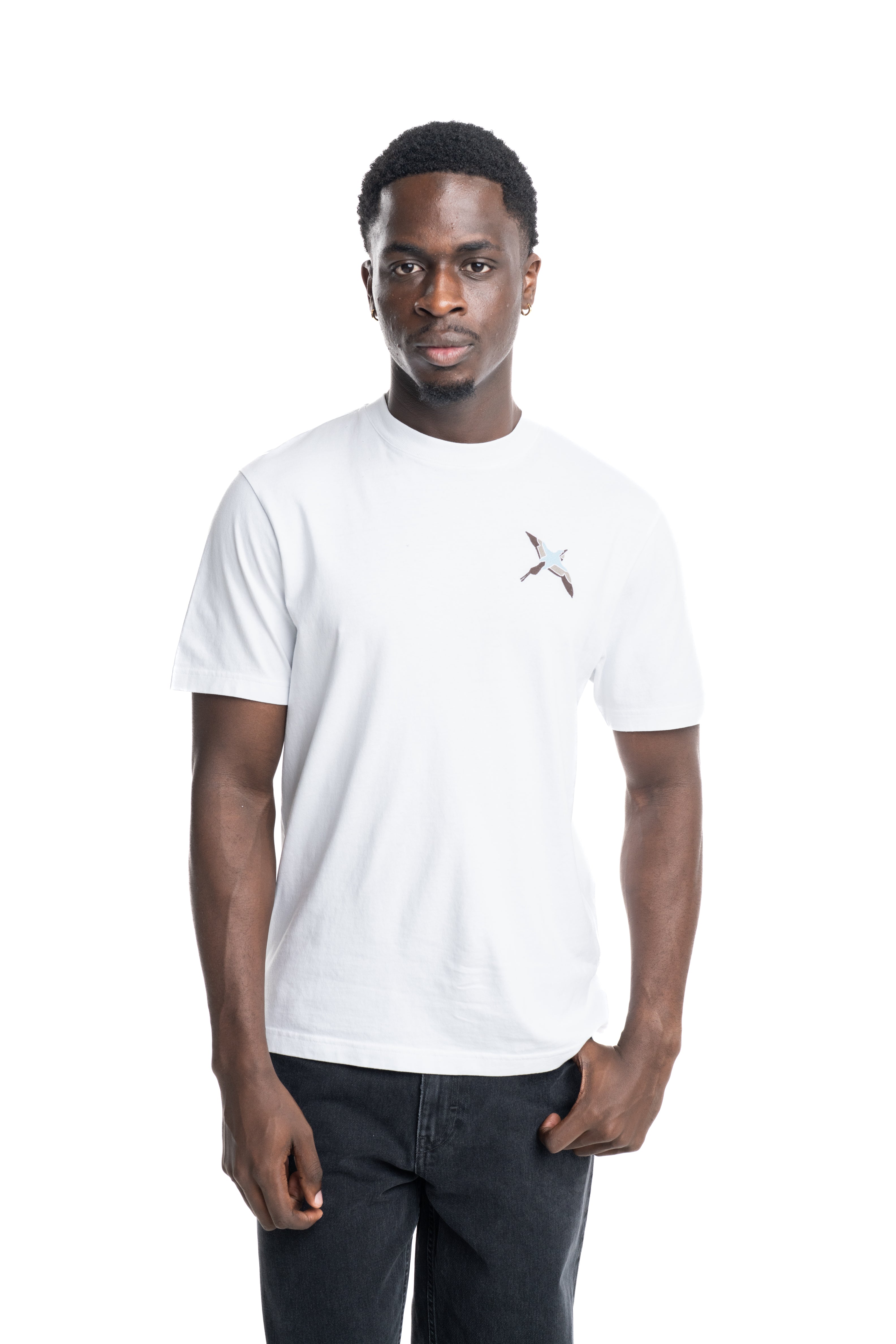 Axel Arigato Men's Micro Bee Bird T Shirt | A3464005-White