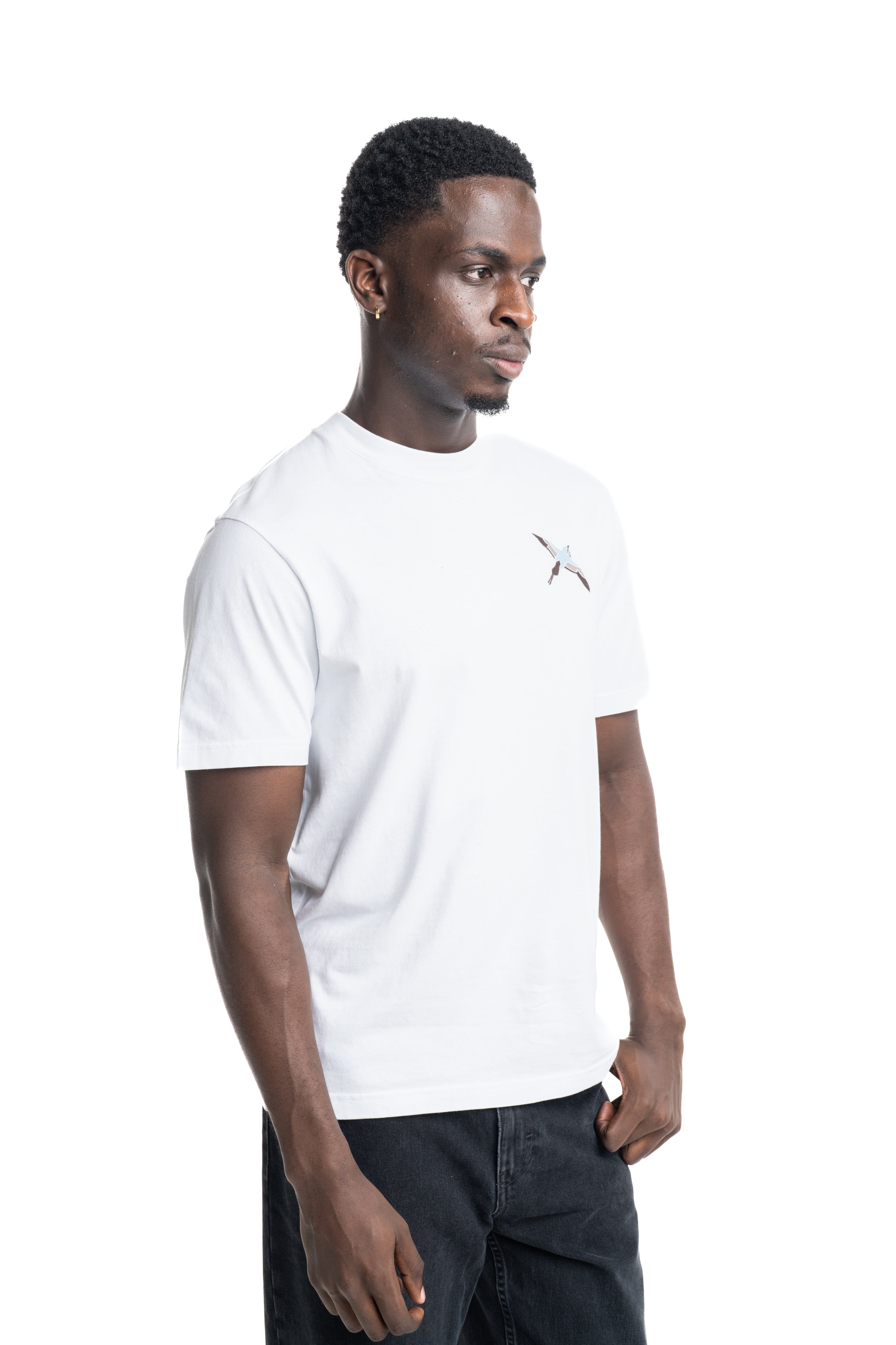 Axel Arigato Men's Micro Bee Bird T Shirt | A3464005-White