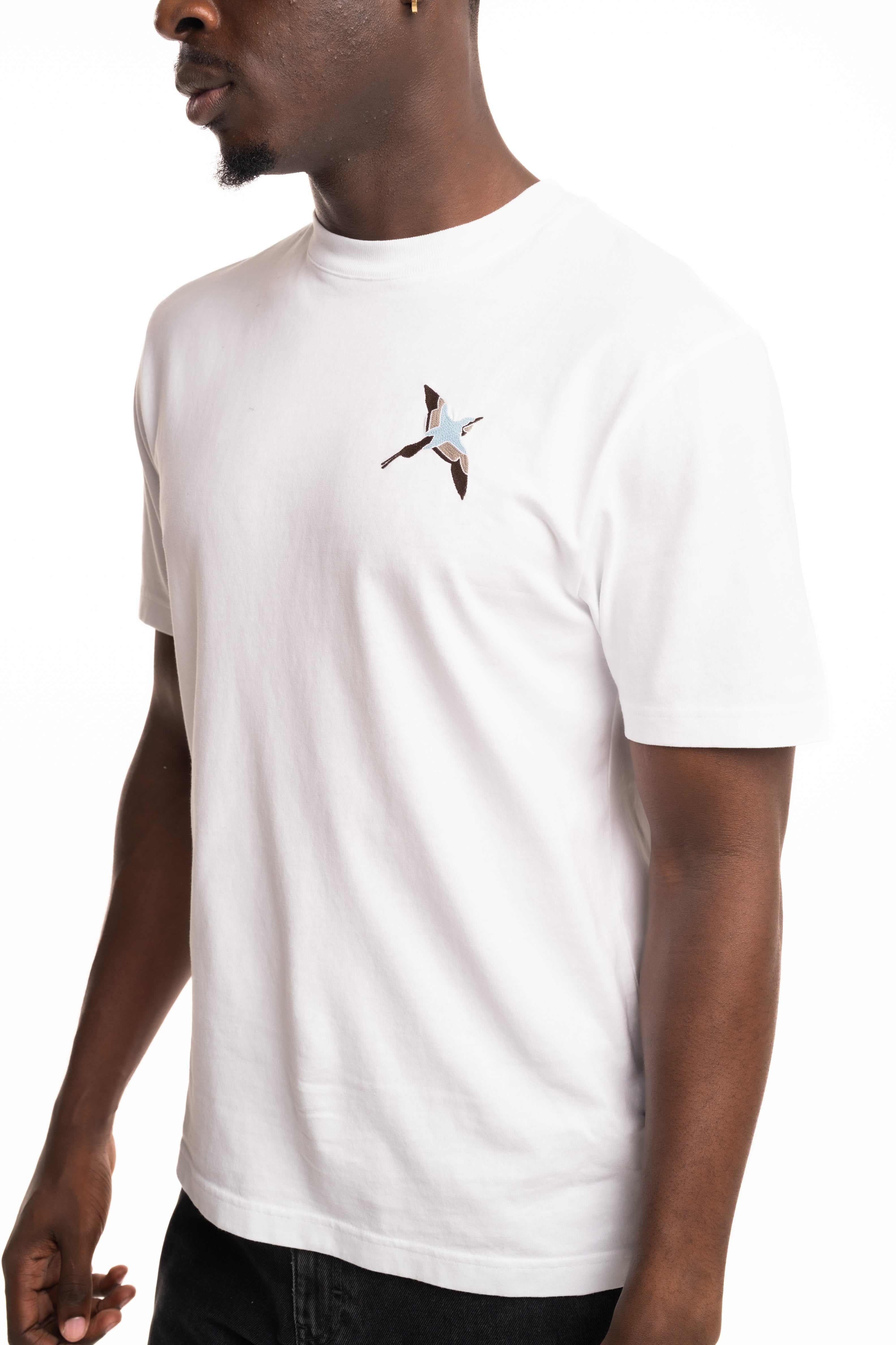 Axel Arigato Men's Micro Bee Bird T Shirt | A3464005-White