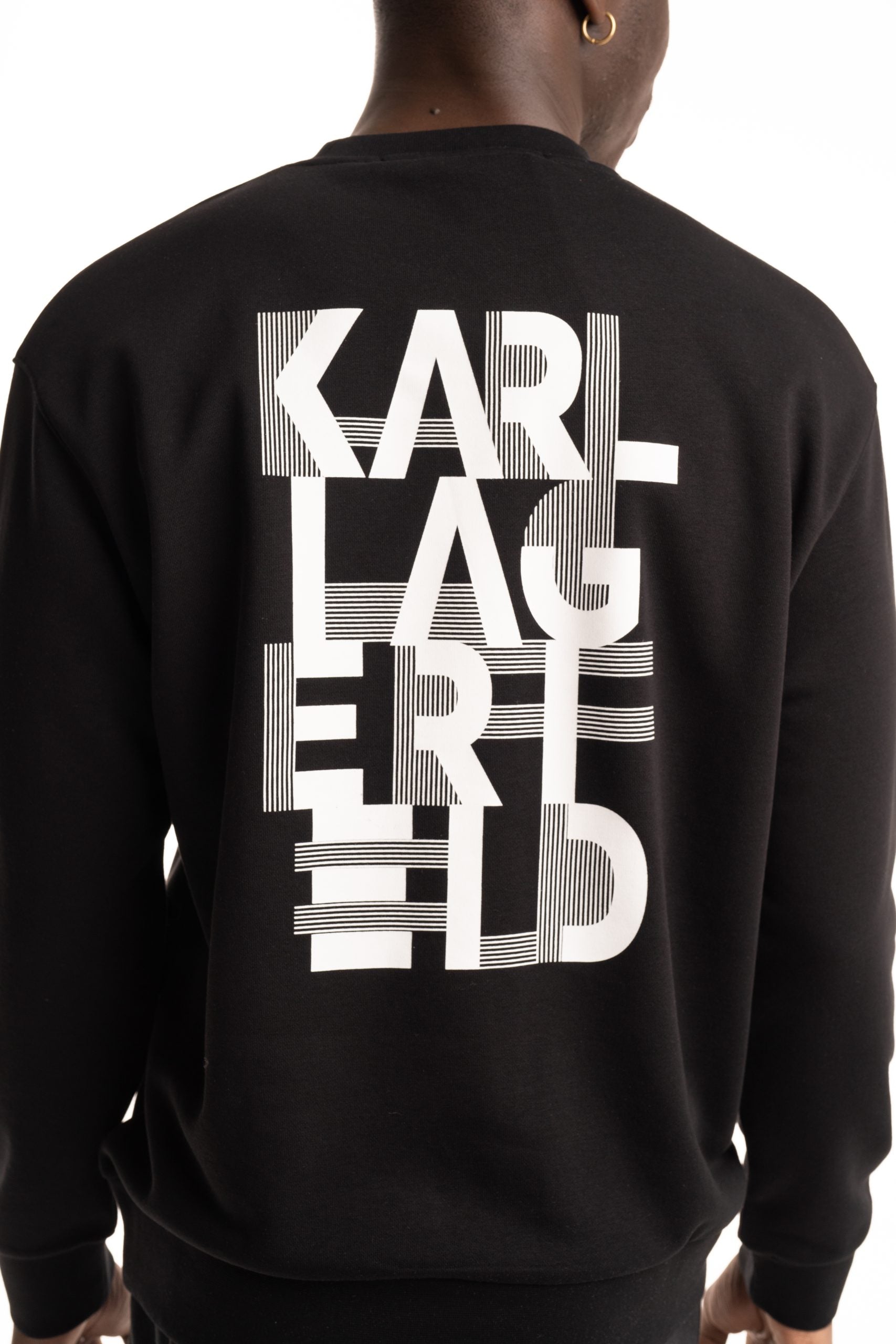 Karl Lagerfeld Mens Sweat Crewneck Black | 705100562900-990
