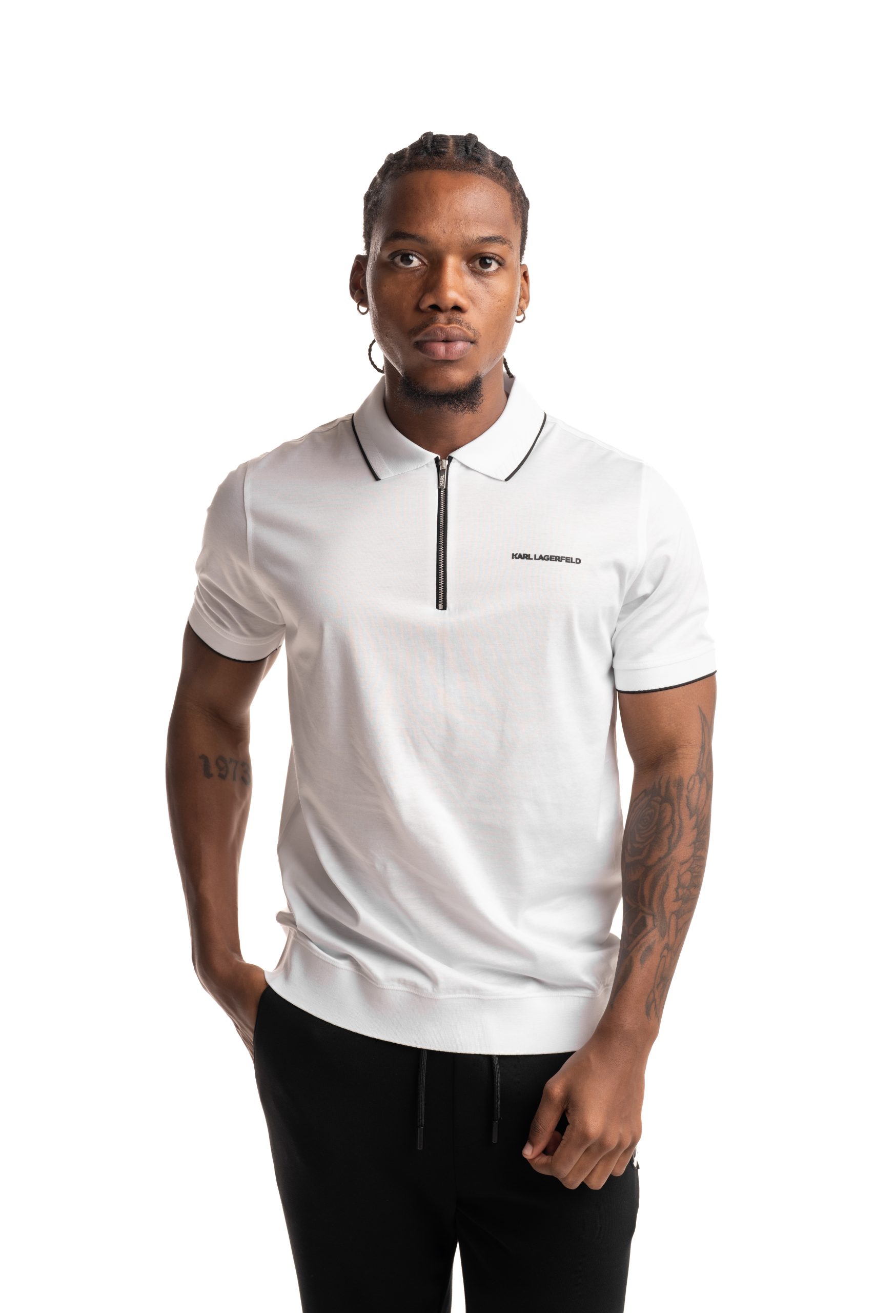 Karl Lagerfeld Mens Polo White | 745003562200-10