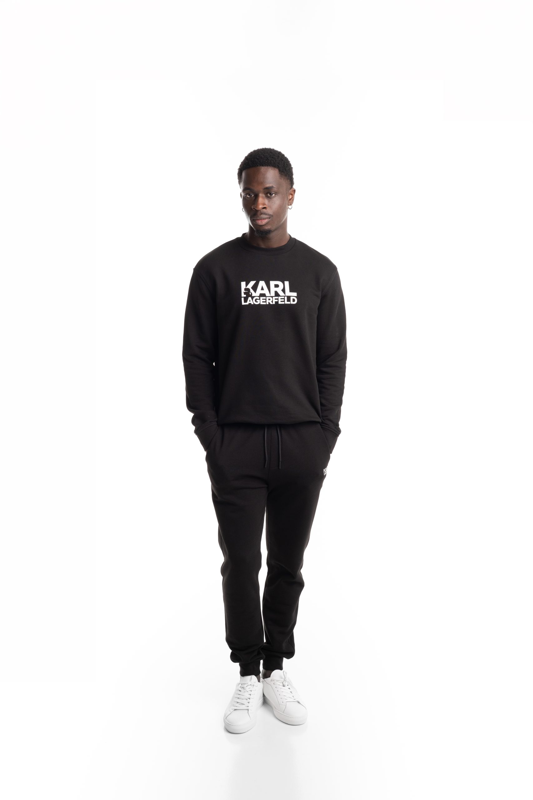 (Core) Karl Lagerfeld Mens Sweatpants Black | 705782562917-990