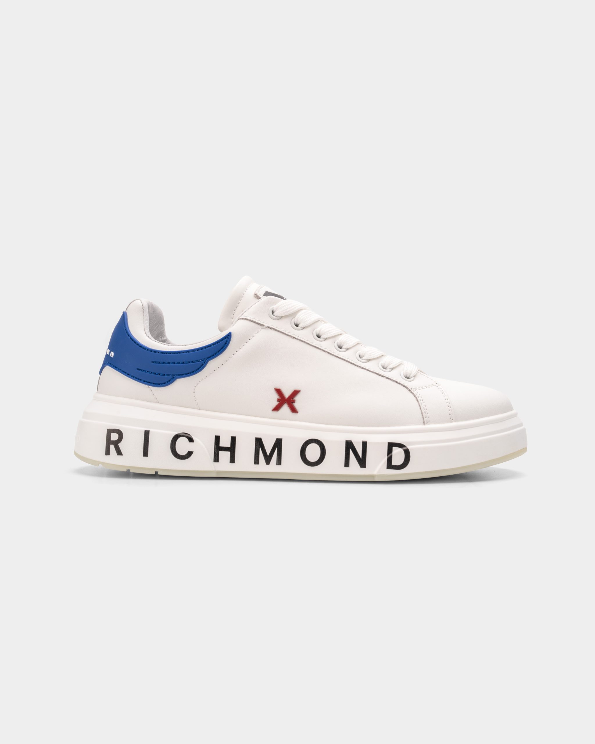 (Core) John Richmond Men's Shoes Leather White/Bluette | 29101-CP-D
