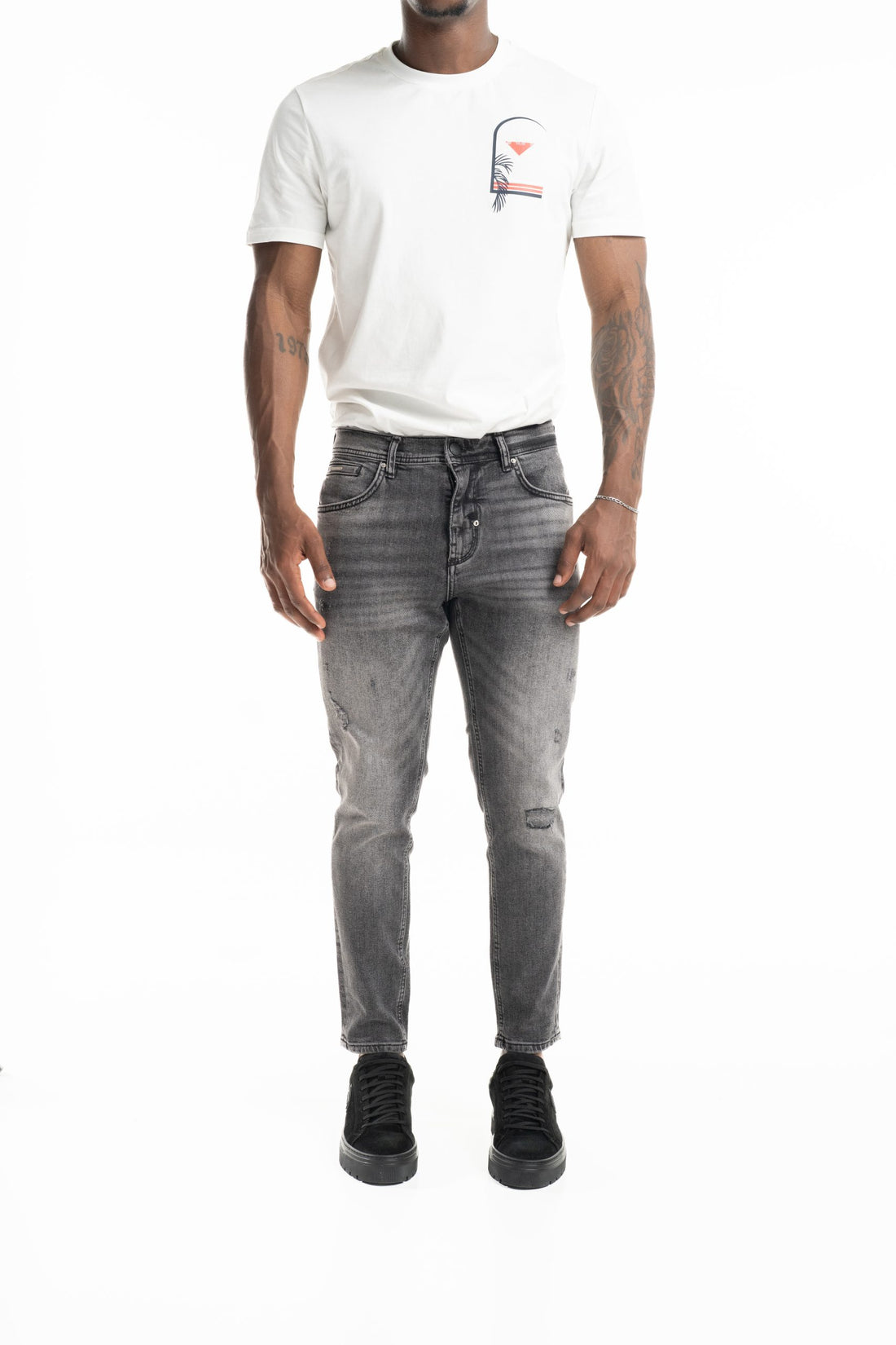 Antony Morato  Denim Karl Skinny Cropped Fit | MMDT00272-FA750588-9000-1-W01986
