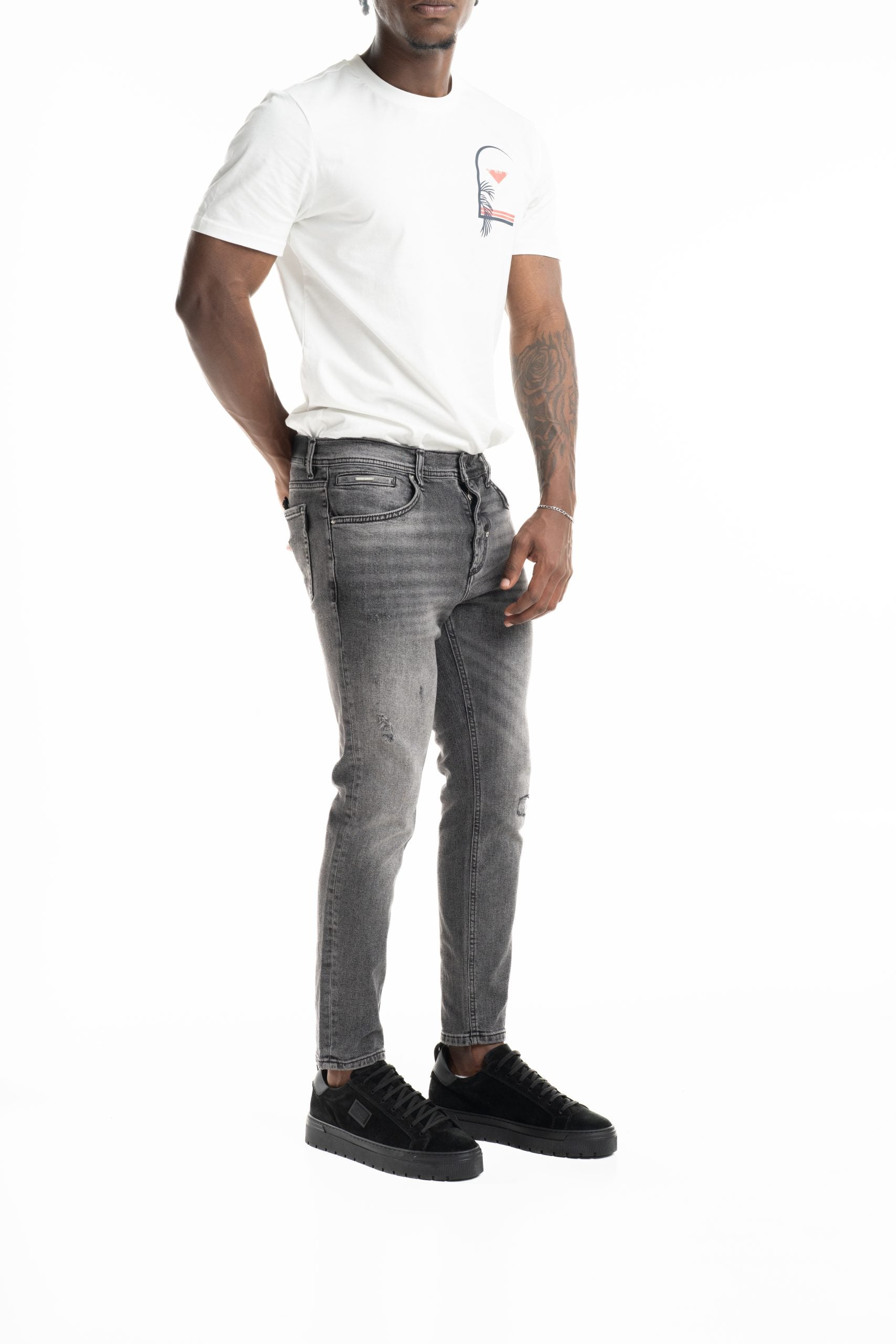 Antony Morato  Denim Karl Skinny Cropped Fit | MMDT00272-FA750588-9000-1-W01986
