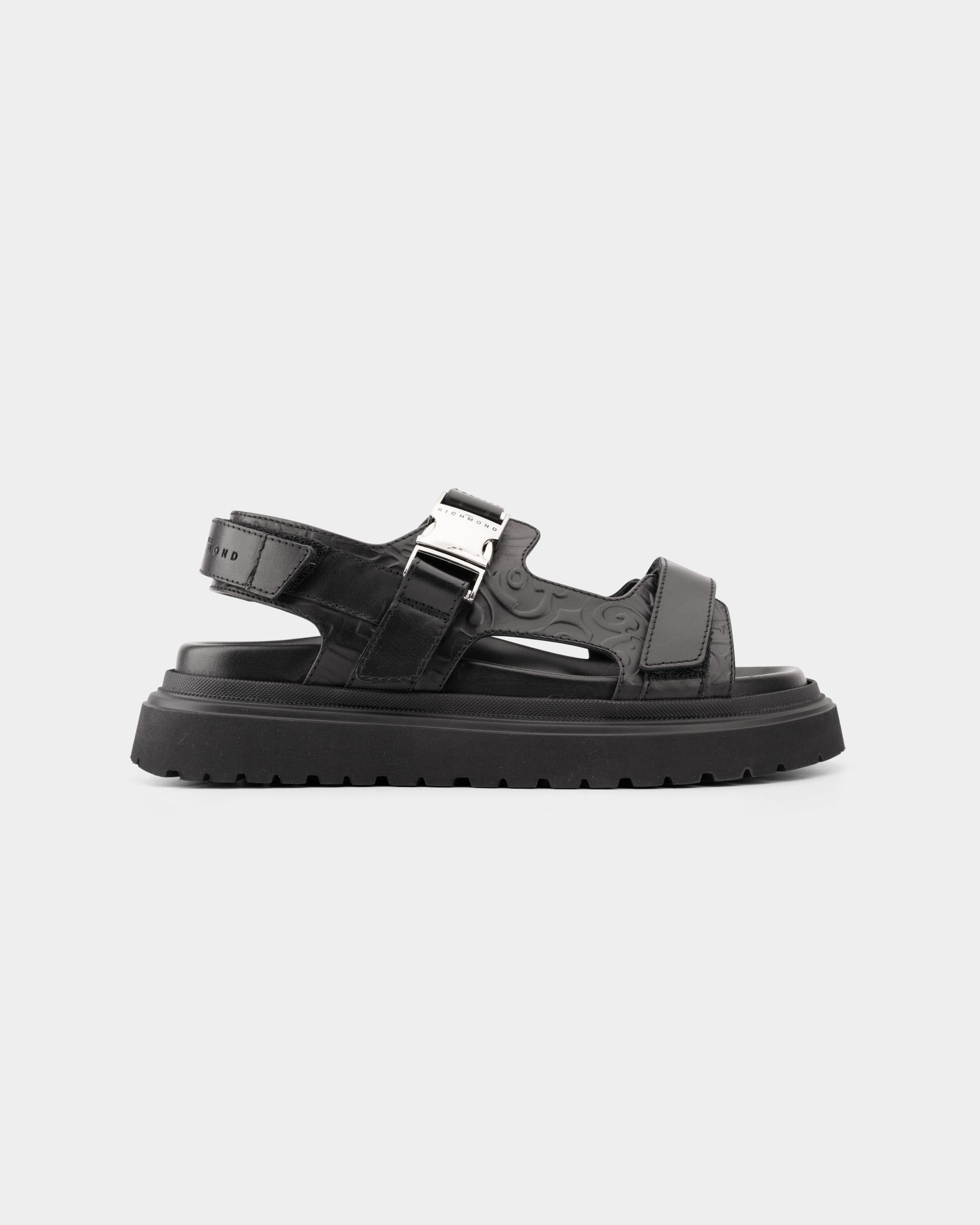 John Richmond Men's Sandal Pasha Embossed Tattoo 27543 A