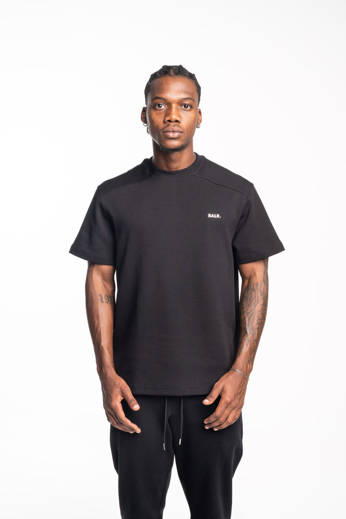 (Core) BALR Men's Q Series T Shirt | B1112.1324-Jet Black