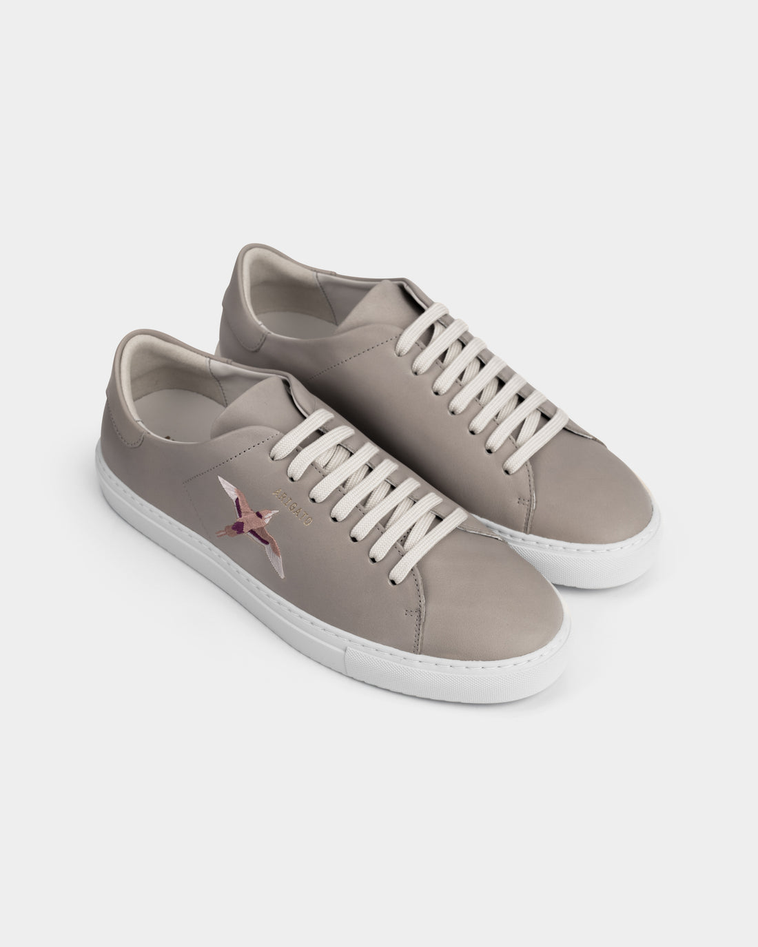 Axel Arigato Men's Clean 90 B Bird Sneaker | F3601001-Light Taupe/Burgundy