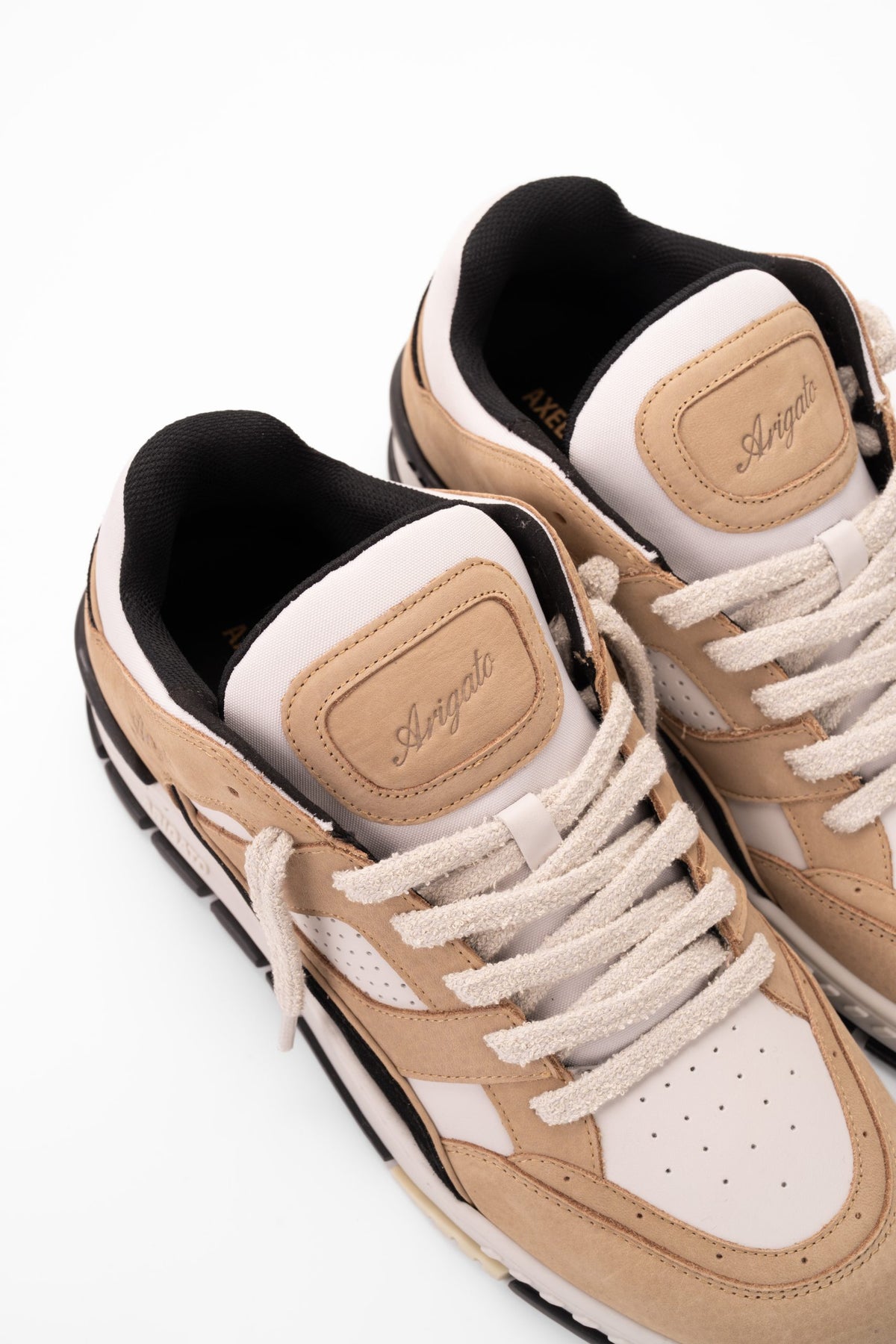 Axel Arigato Men's Area Lo Sneaker | F3588001-Tan/Black