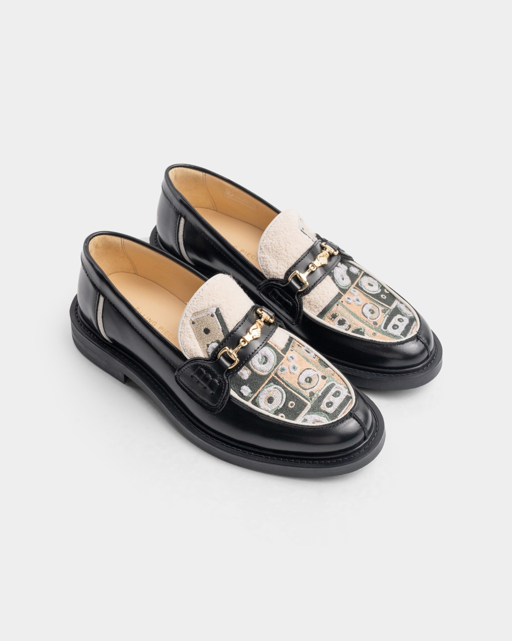 Filling Pieces Men's Loafer Speaker Wall Black | 122511303239-130