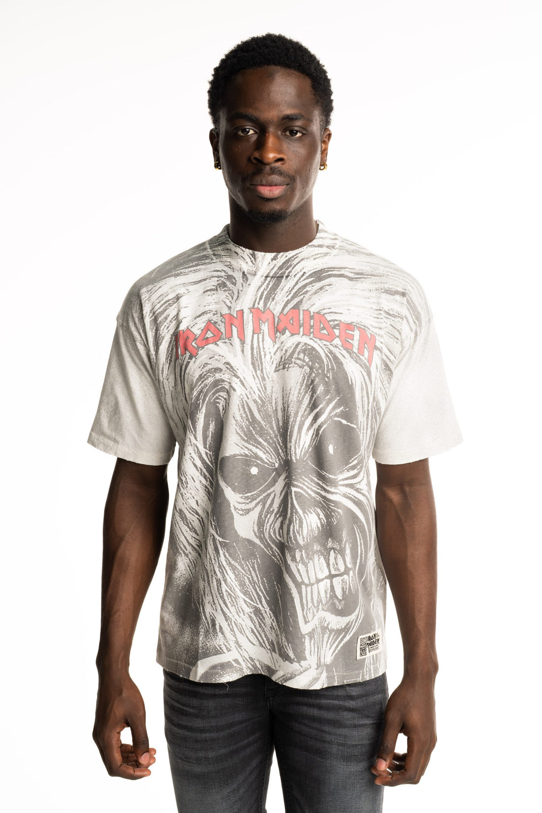 Represent Men's Iron Maiden x Killers T Shirt MLM100580-72 Flat White