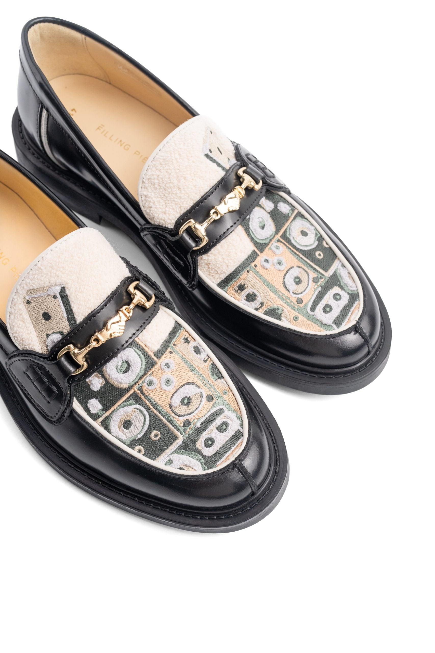 Filling Pieces Men's Loafer Speaker Wall Black | 122511303239-130