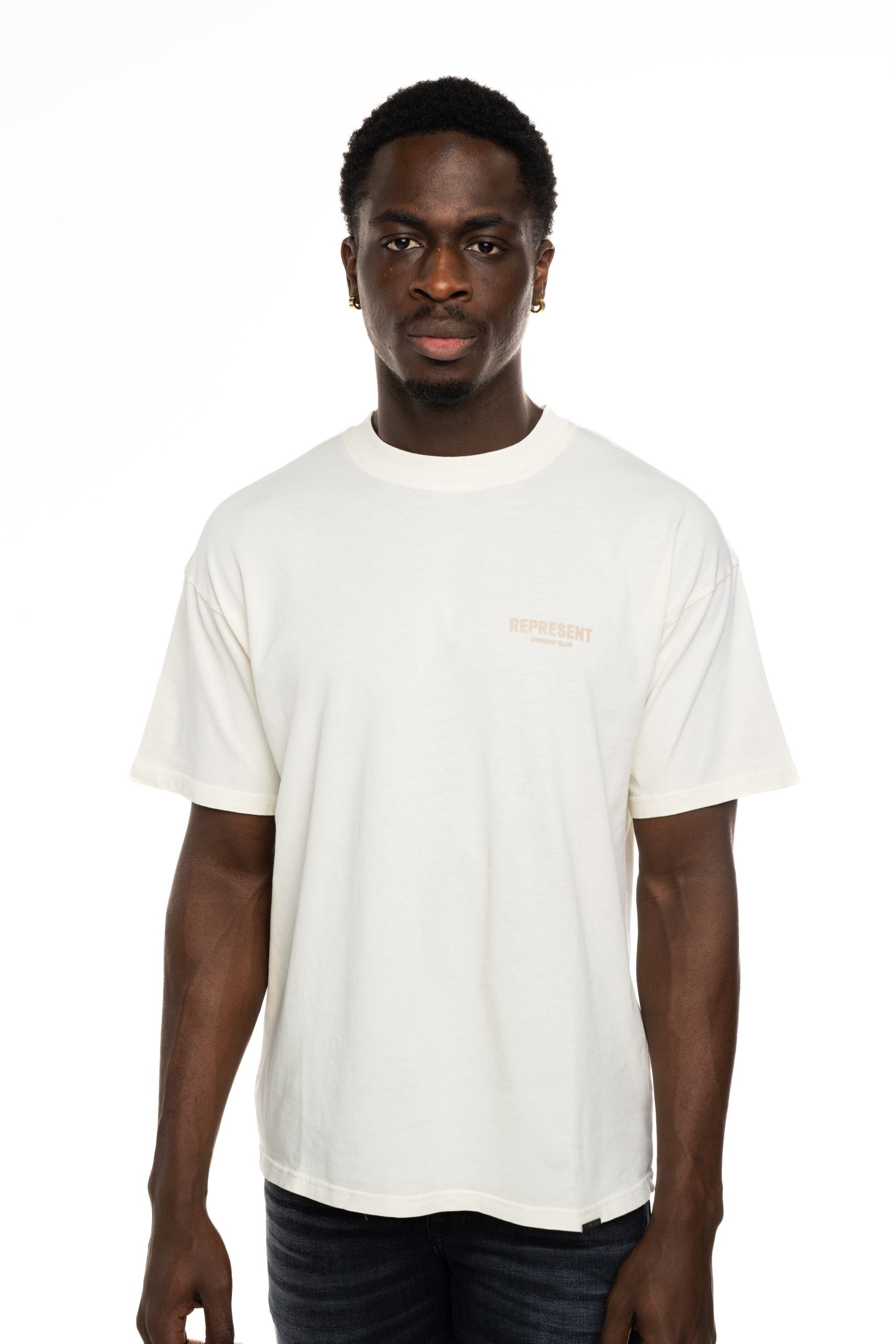 Core) Represent Men's Owners Club T Shirt OCM41114-30 Buttercream