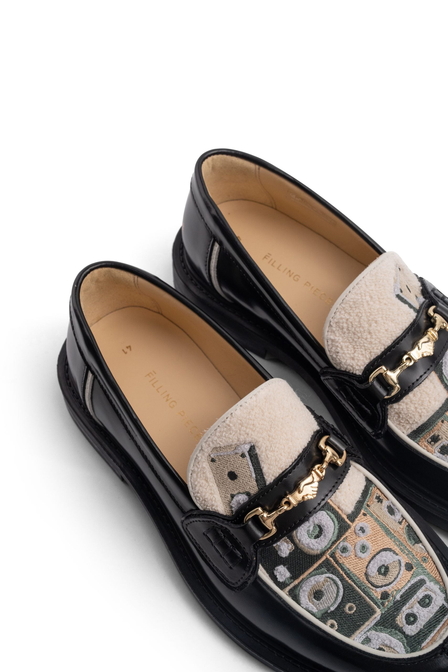 Filling Pieces Men's Loafer Speaker Wall Black | 122511303239-130