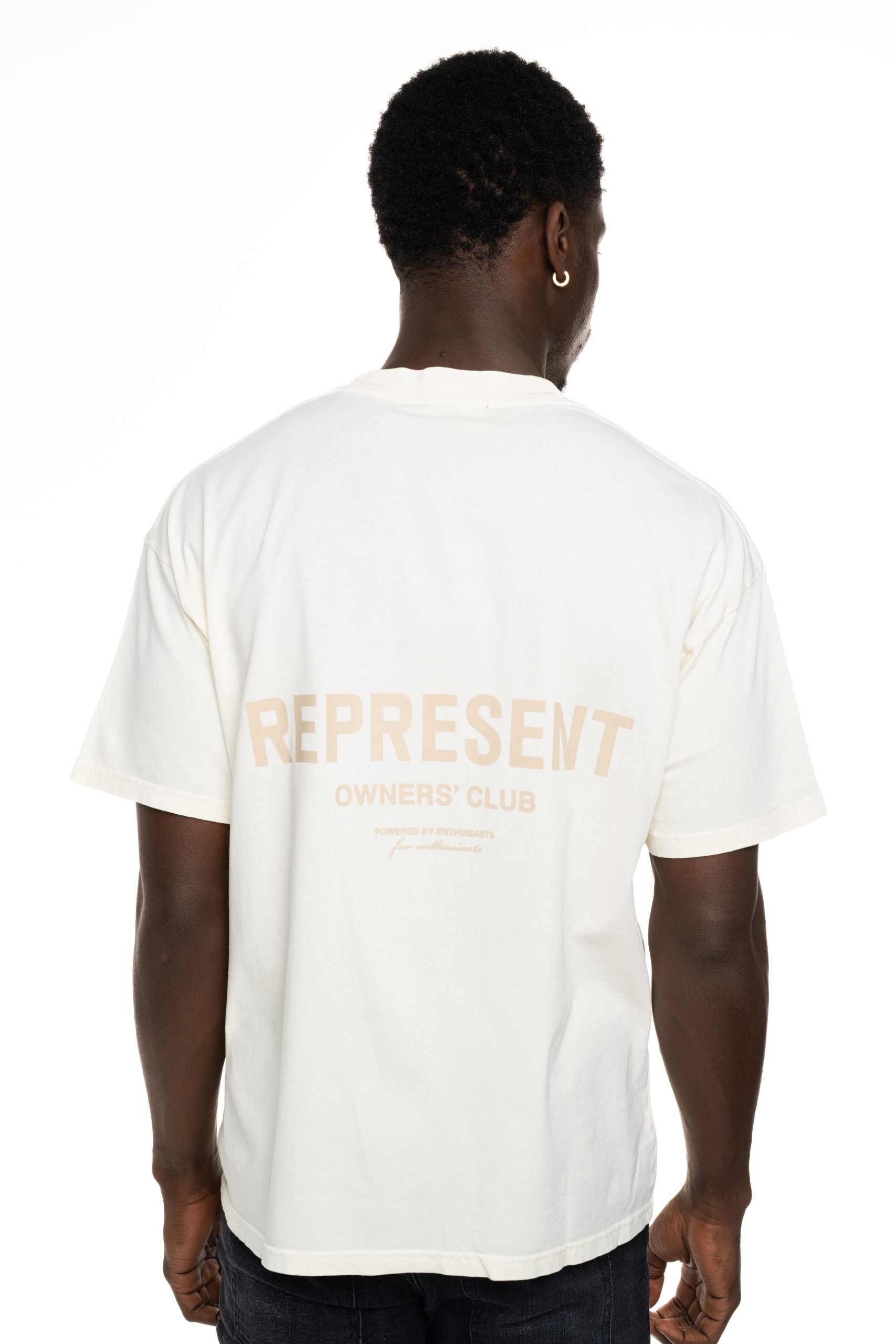 Core) Represent Men's Owners Club T Shirt OCM41114-30 Buttercream