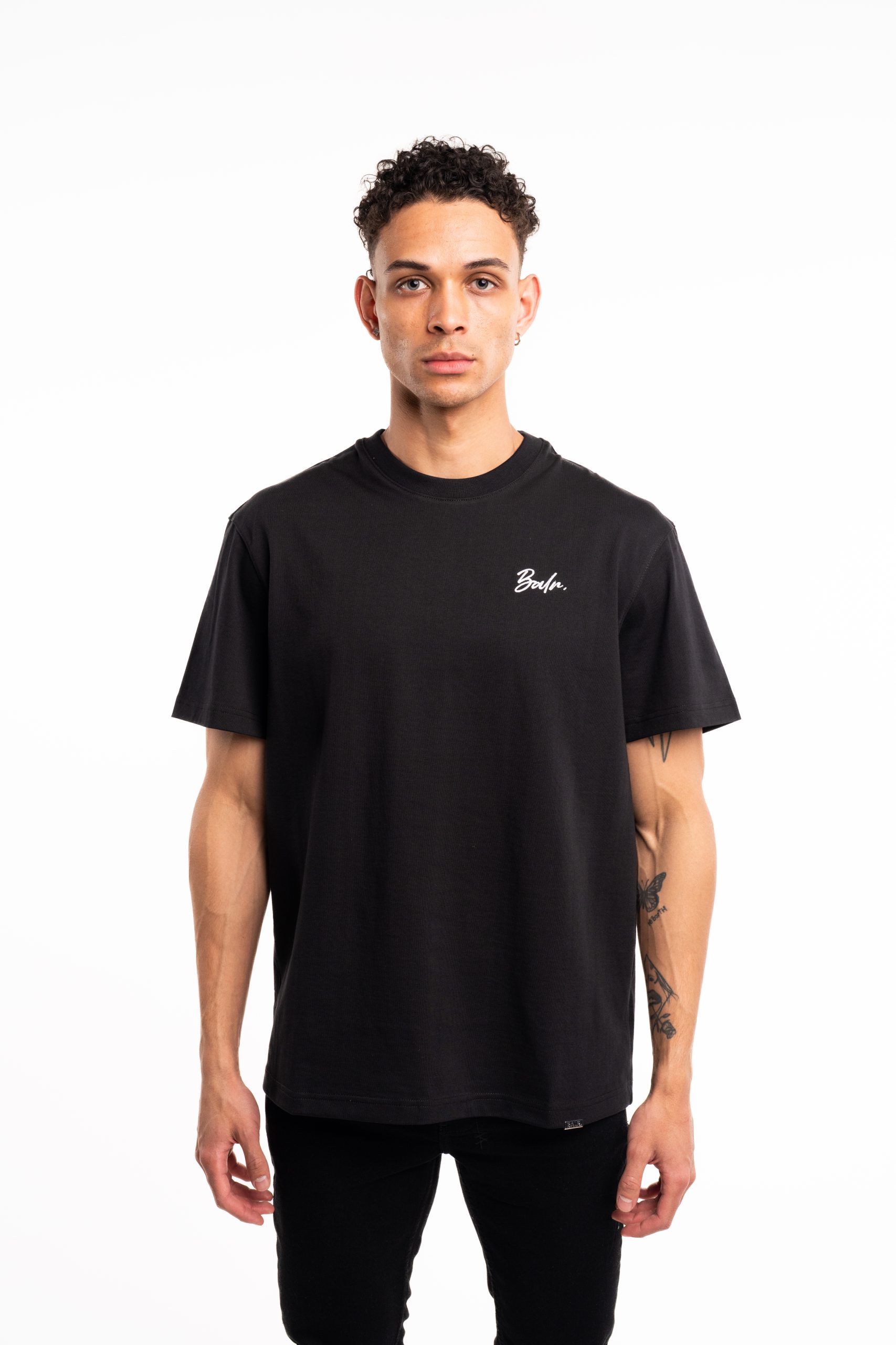 BALR Men's Nostalgia Crest T Shirt | B1112.1348-Jet Black