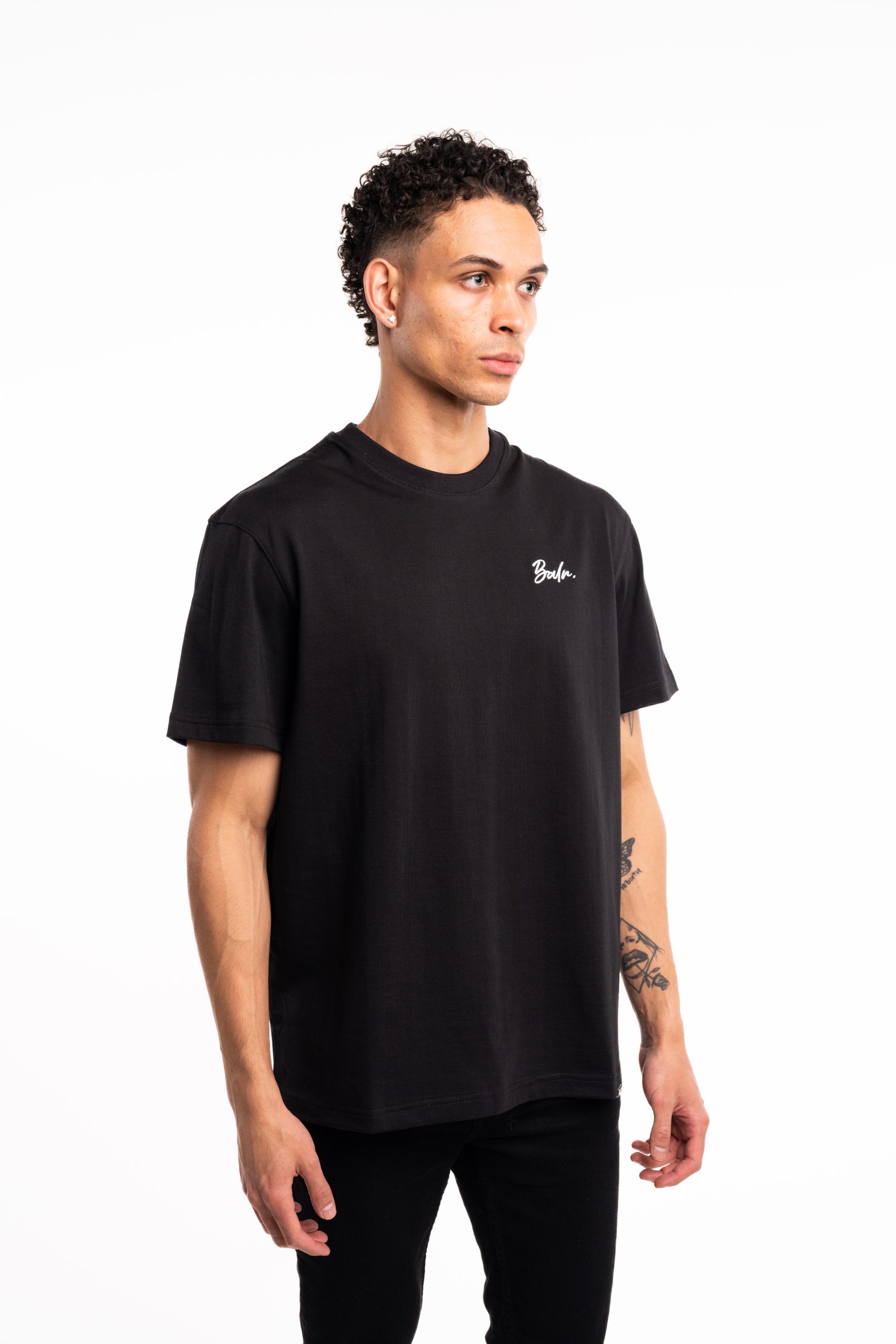 BALR Men's Nostalgia Crest T Shirt | B1112.1348-Jet Black
