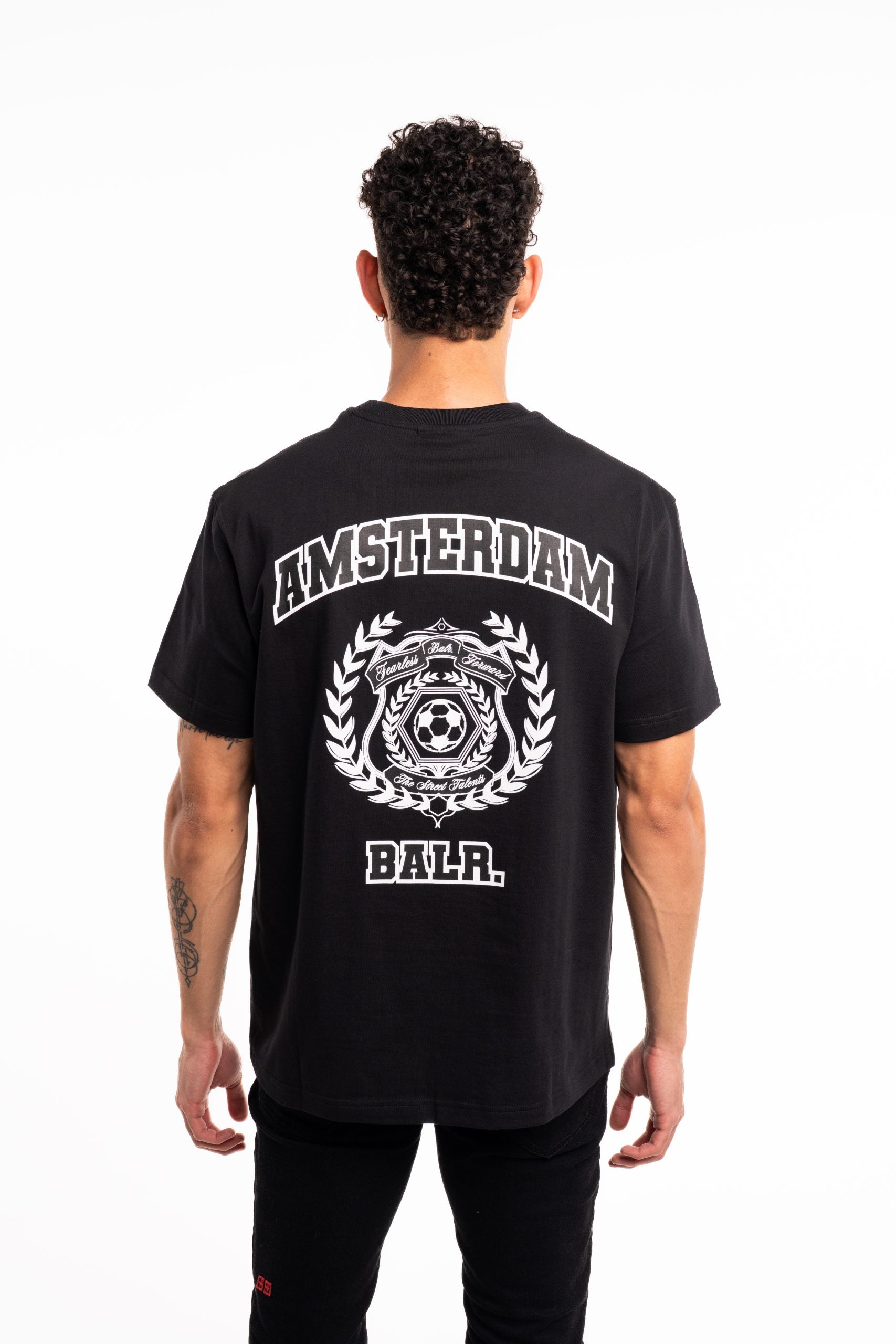 BALR Men's Nostalgia Crest T Shirt | B1112.1348-Jet Black