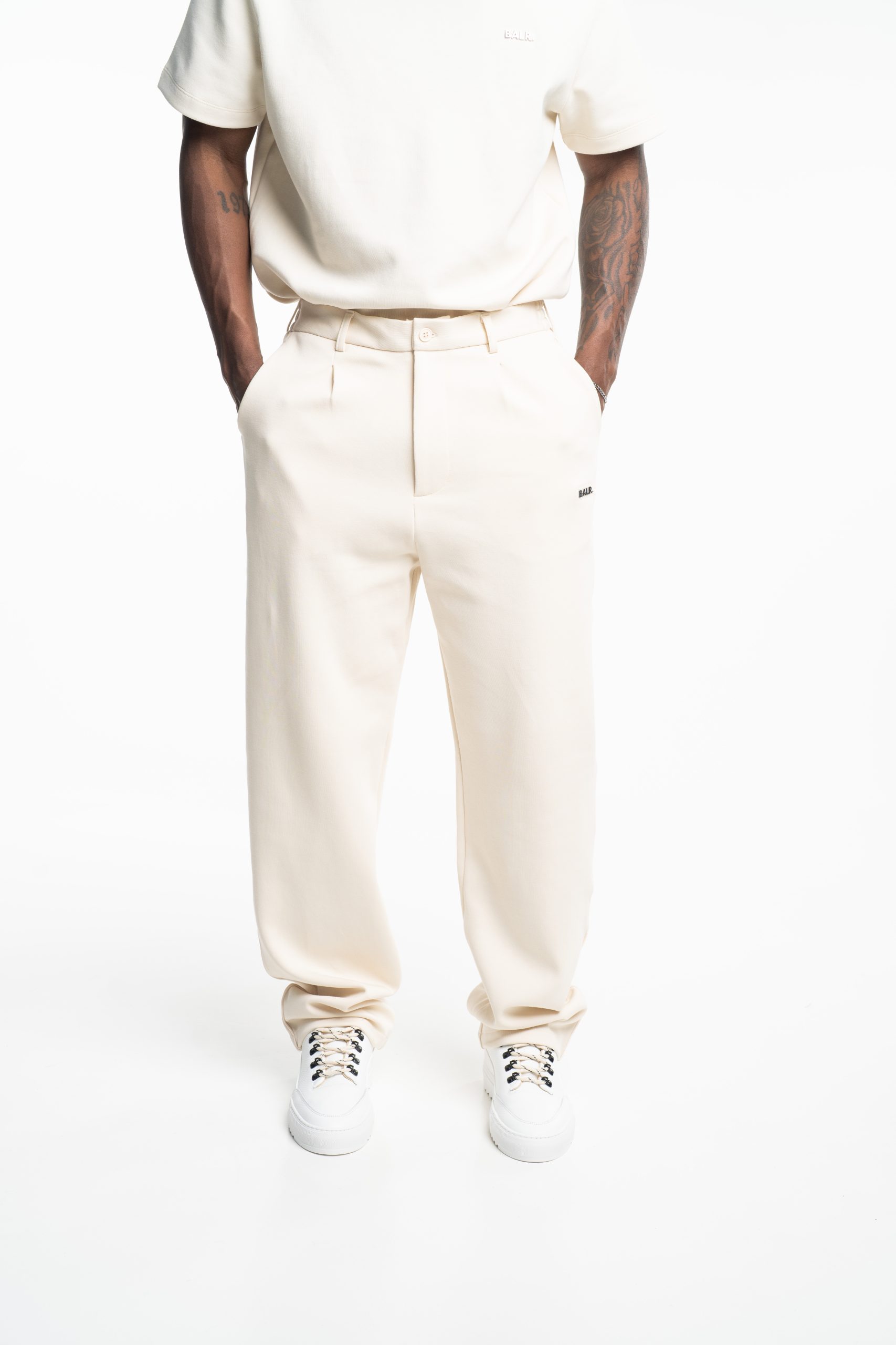 (Core) BALR Men's Q Series Jogger | B1411.1137-White Swan
