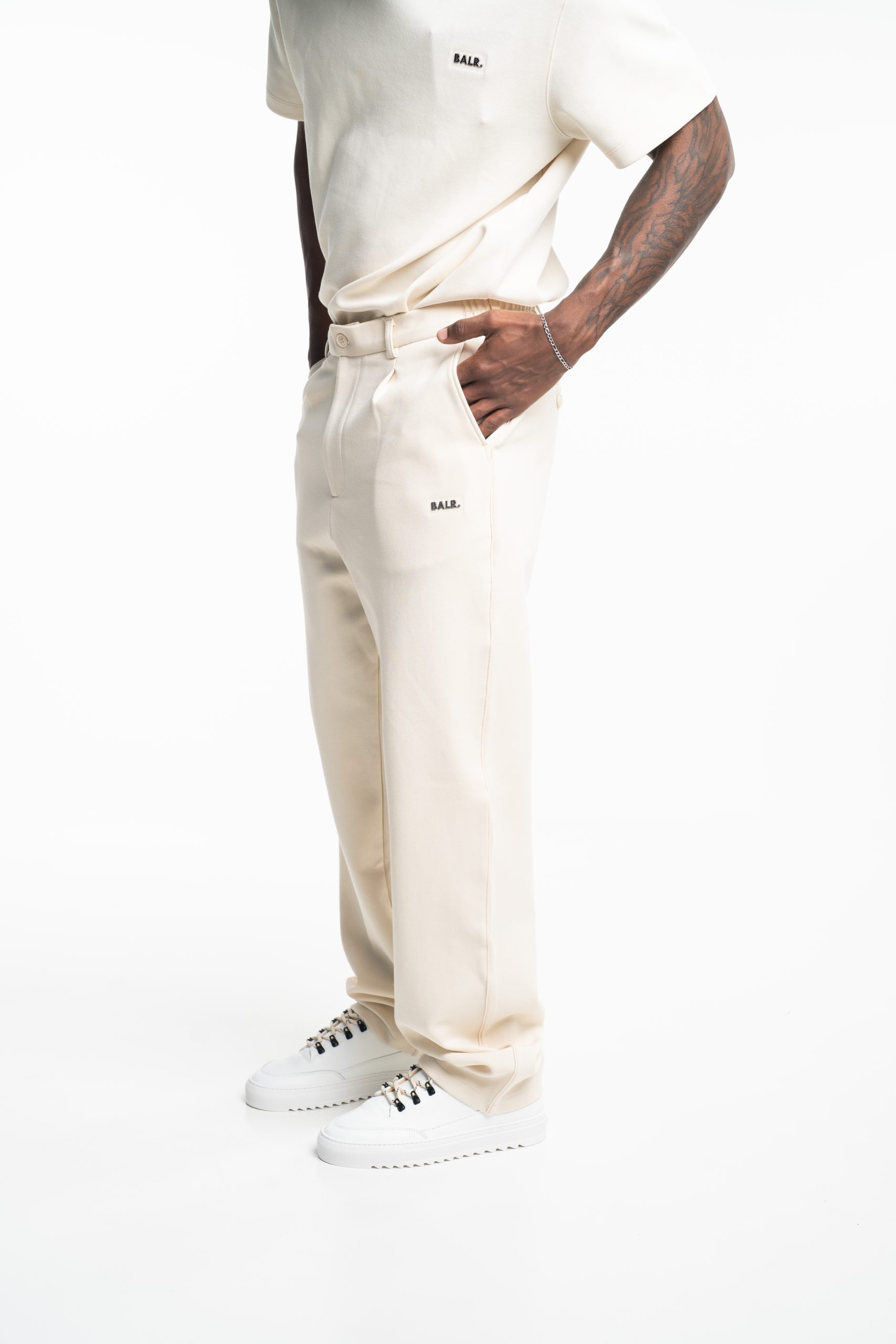 (Core) BALR Men's Q Series Jogger | B1411.1137-White Swan