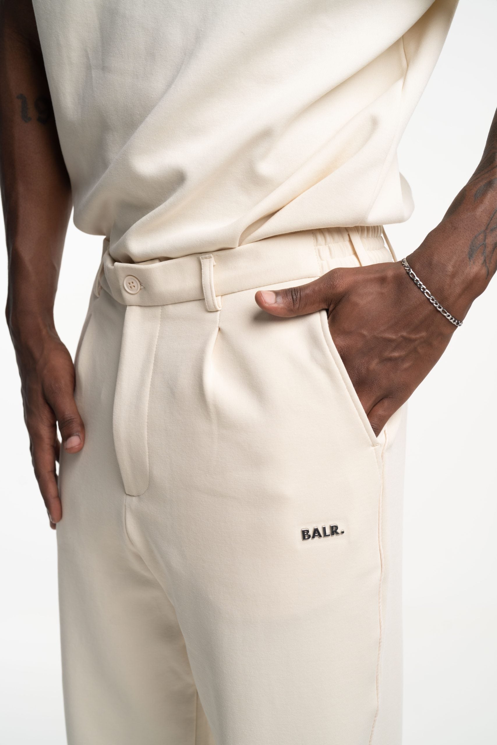 (Core) BALR Men's Q Series Jogger | B1411.1137-White Swan