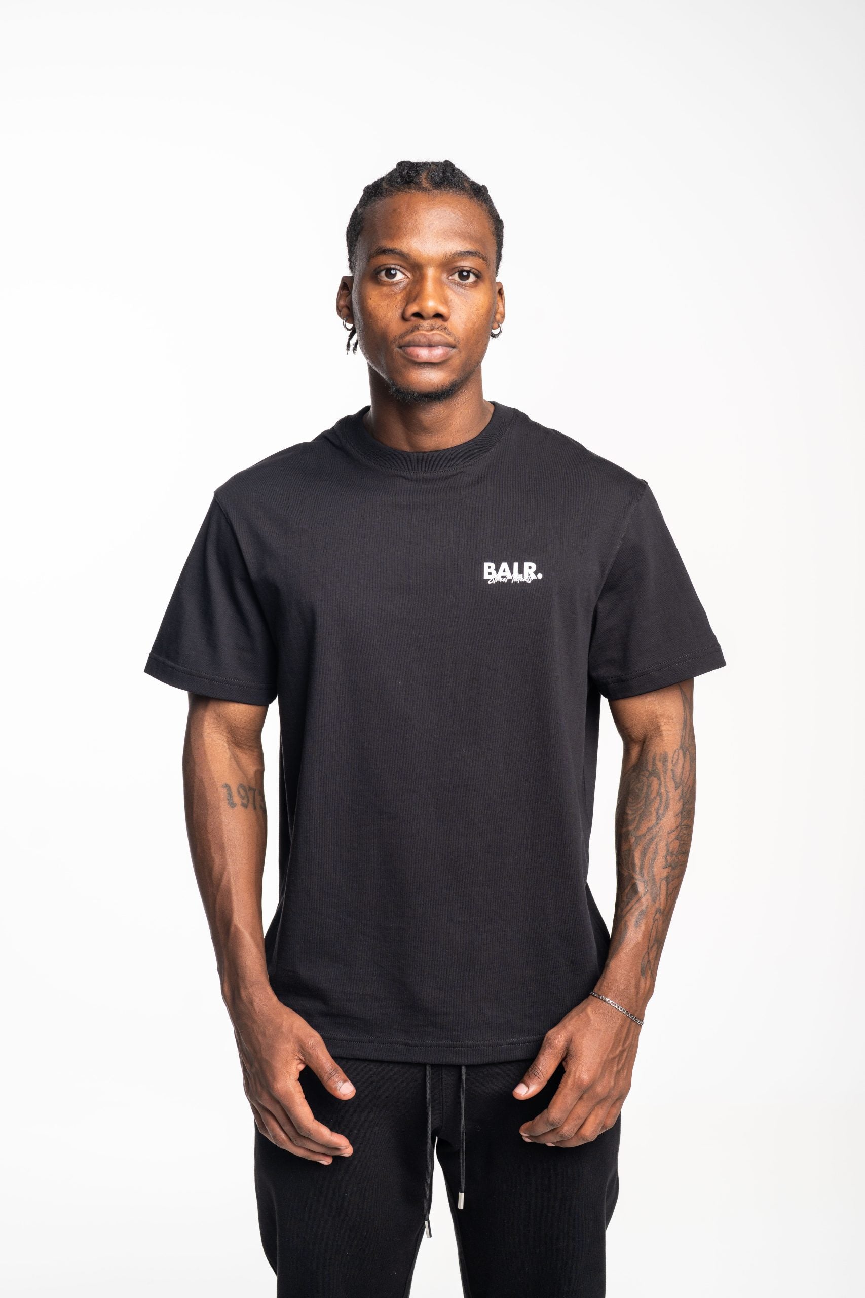 BALR Men's Street Talents T Shirt | B1112.1338-Jet Black