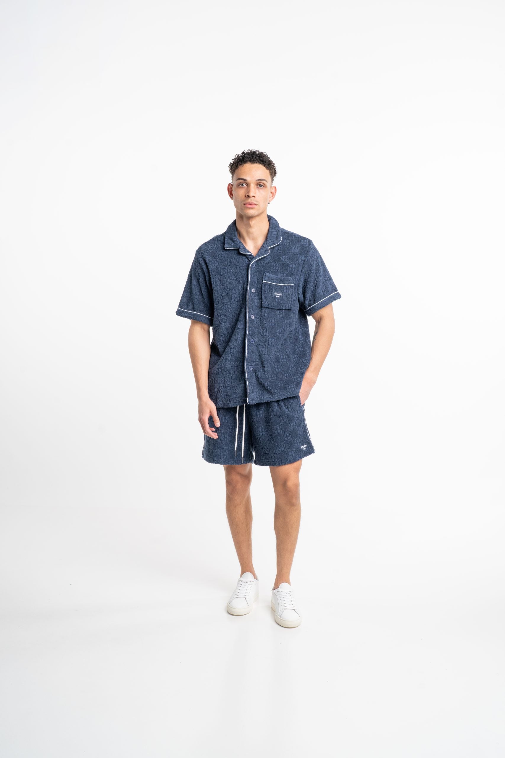 Ksubi Men's Knitted Lounge Short MPF25WA018 BLU