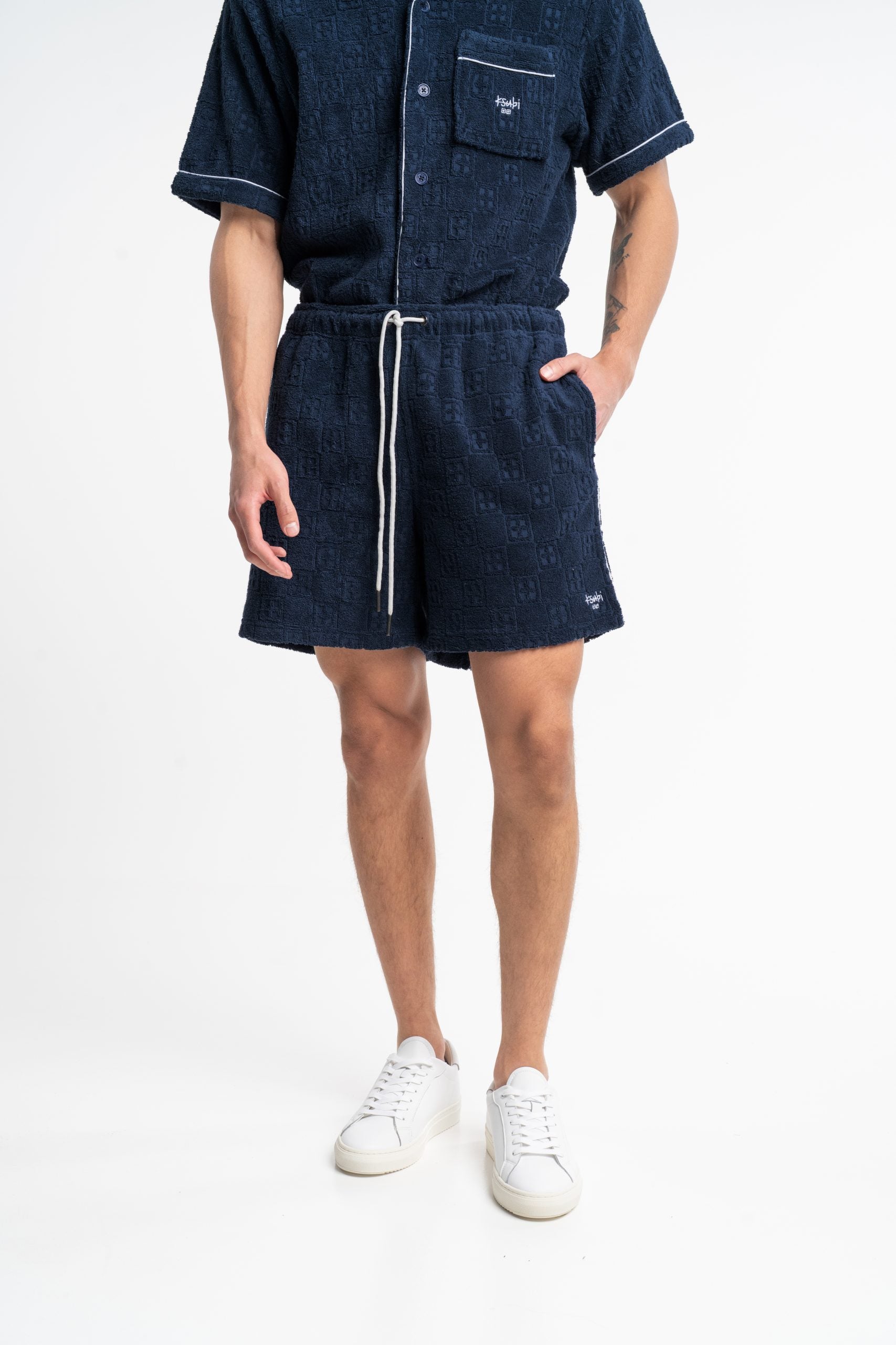 Ksubi Men's Knitted Lounge Short MPF25WA018 BLU