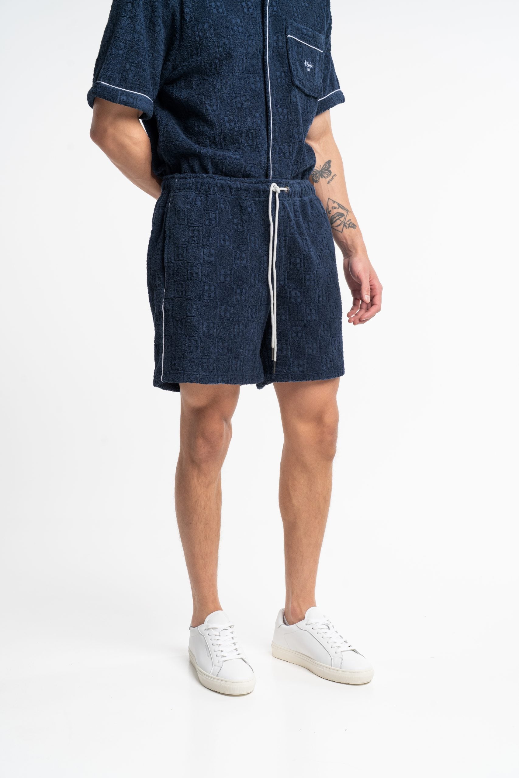Ksubi Men's Knitted Lounge Short MPF25WA018 BLU