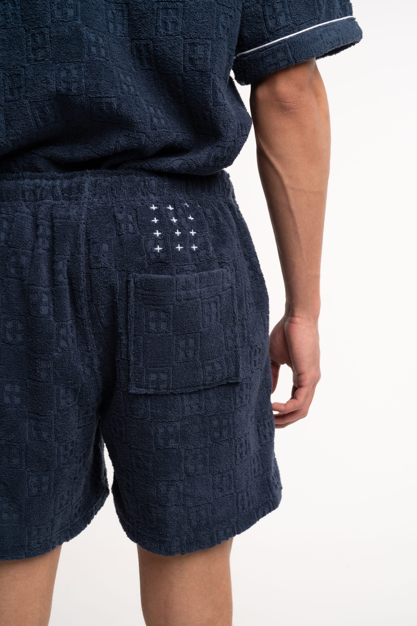 Ksubi Men's Knitted Lounge Short MPF25WA018 BLU