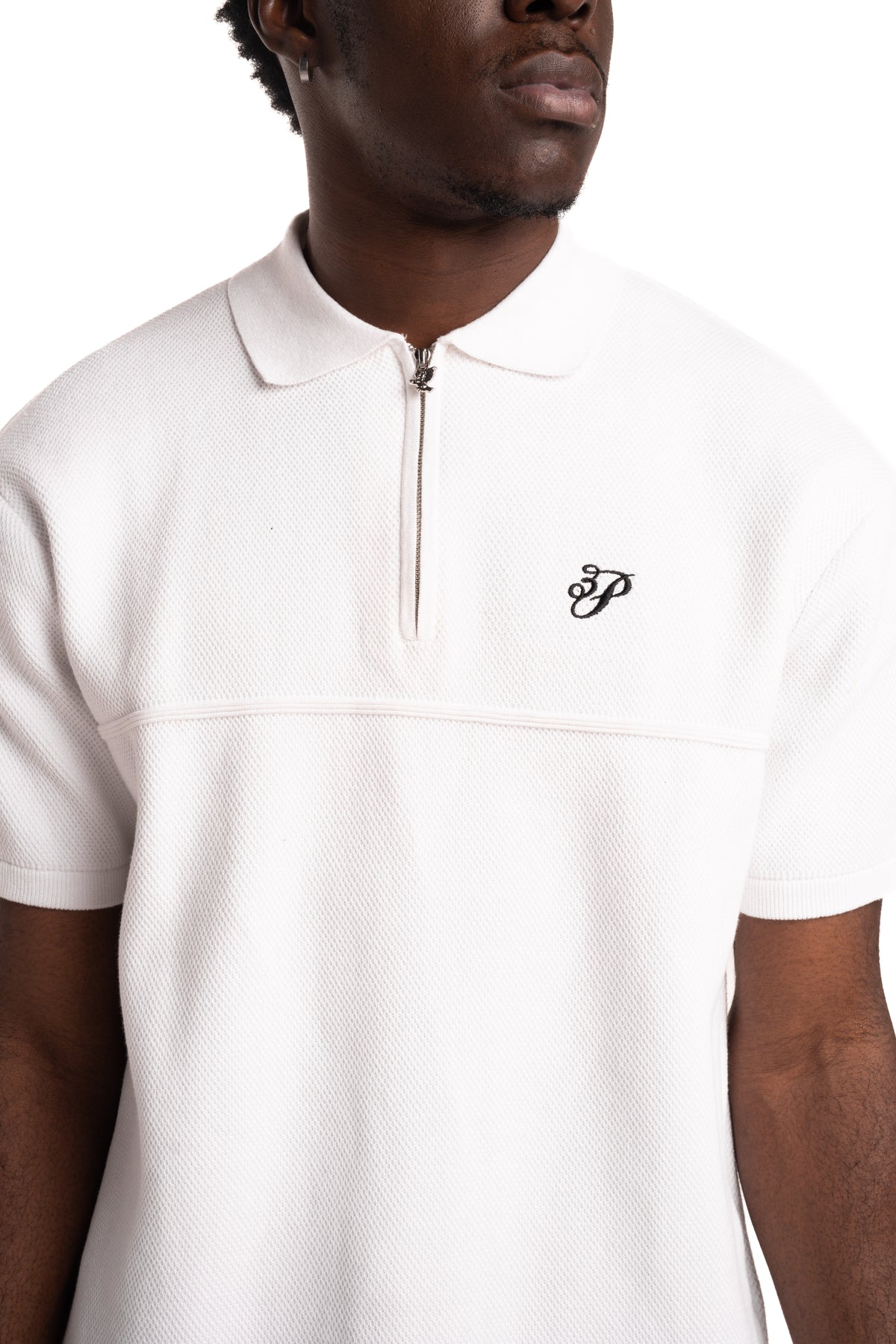 3 Paradis Men's SS Cotton Pique Polo | SS2521 White