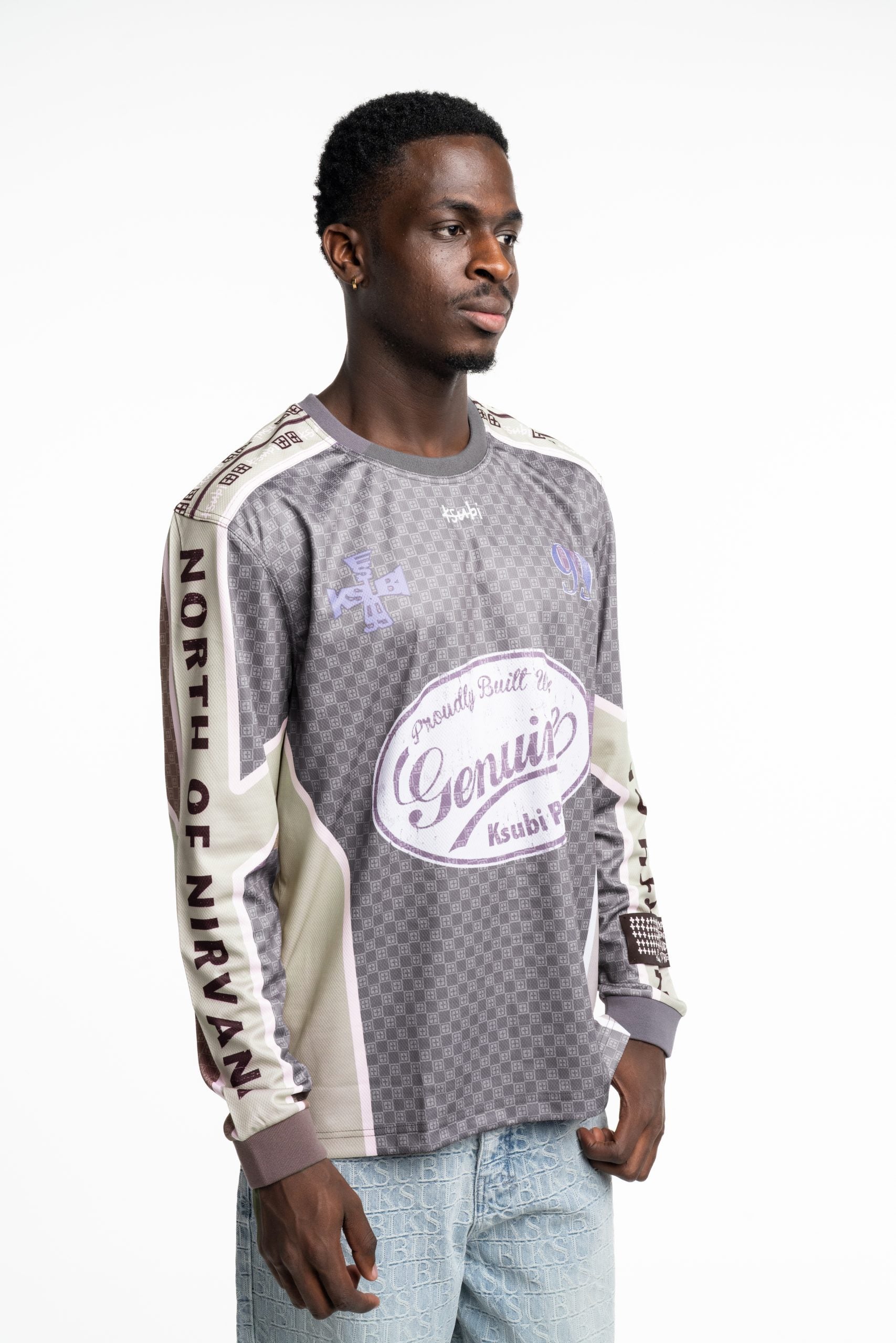 Ksubi Men's Woven Garage is Moto Jersey MPF25FT002 BLK