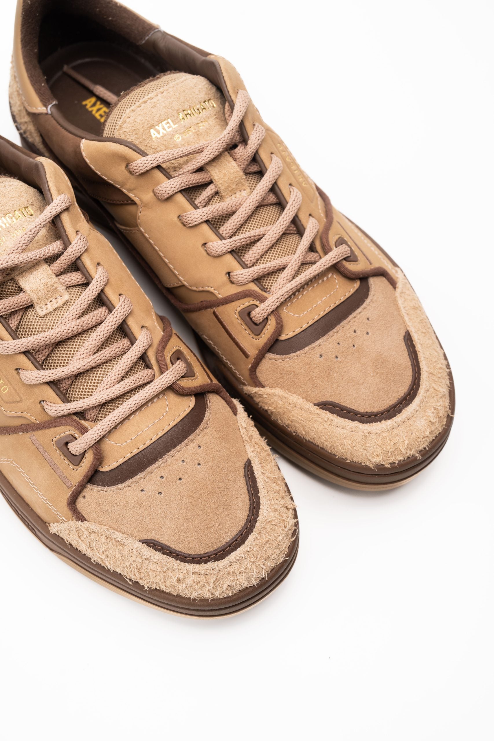 Axel Arigato Men's Clay Sneaker | F3239002-Tan/Dark Brown