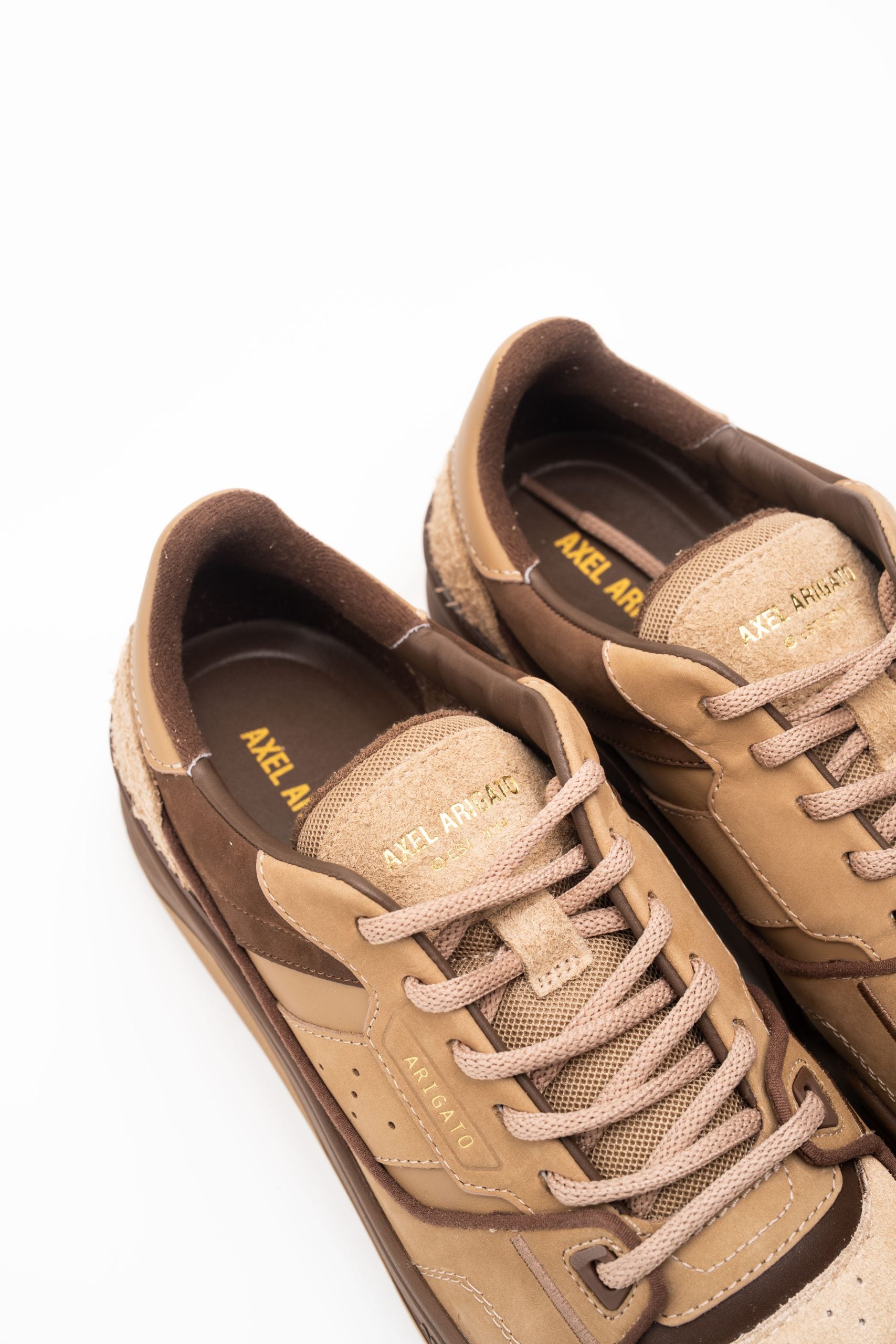 Axel Arigato Men's Clay Sneaker | F3239002-Tan/Dark Brown