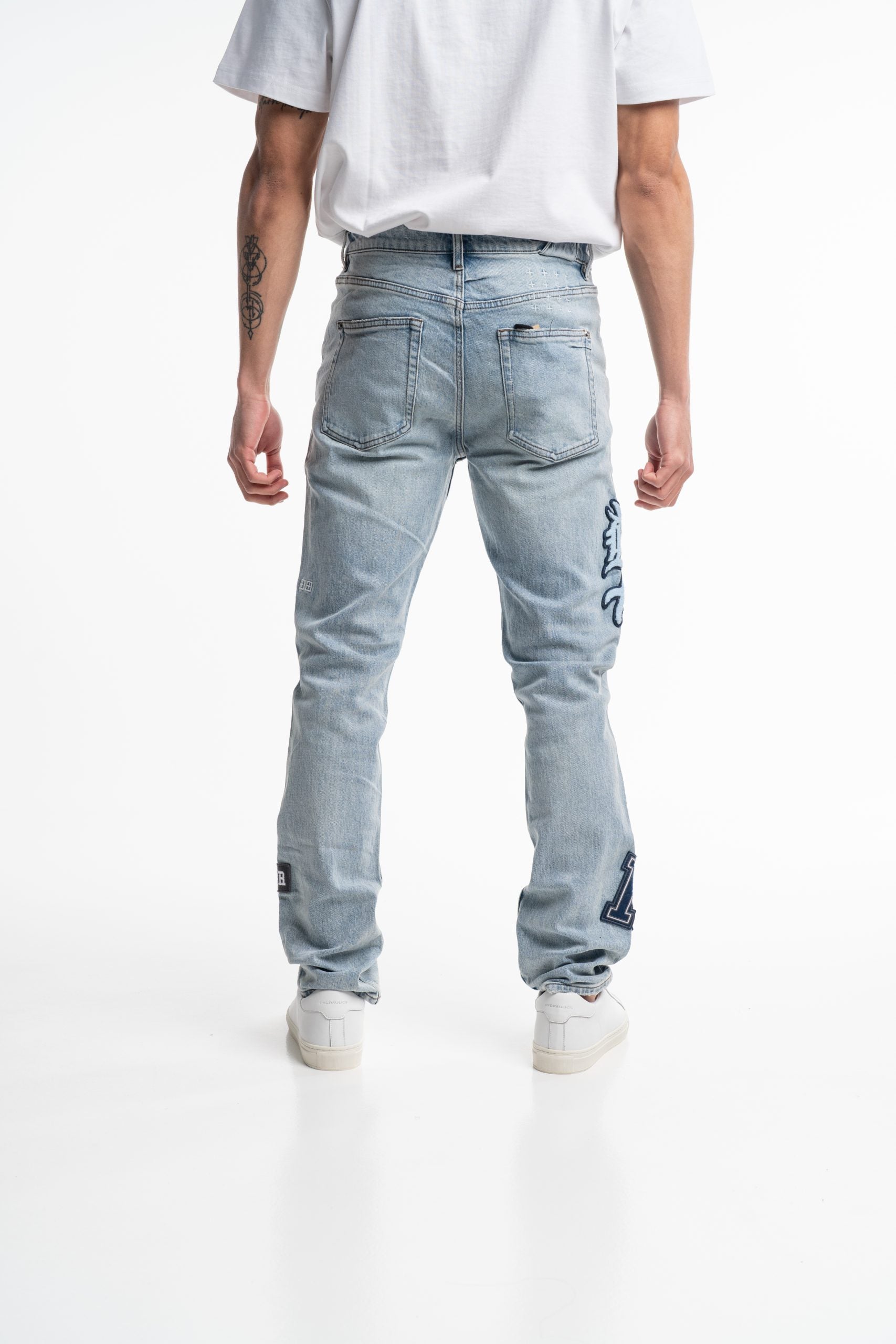 Ksubi Men's Woven Chitch Striker Denim MPF25DJ037 DNM