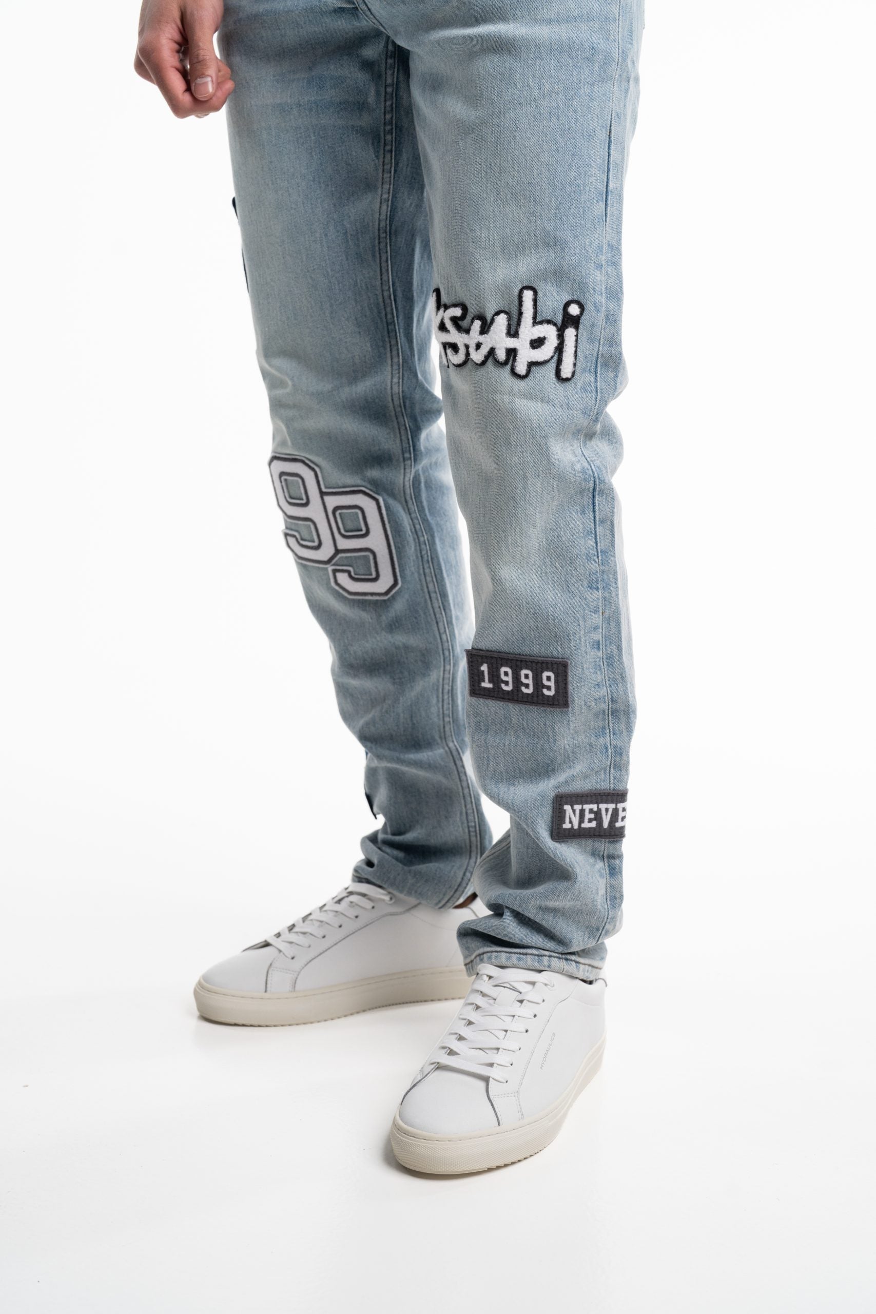 Ksubi Men's Woven Chitch Striker Denim MPF25DJ037 DNM