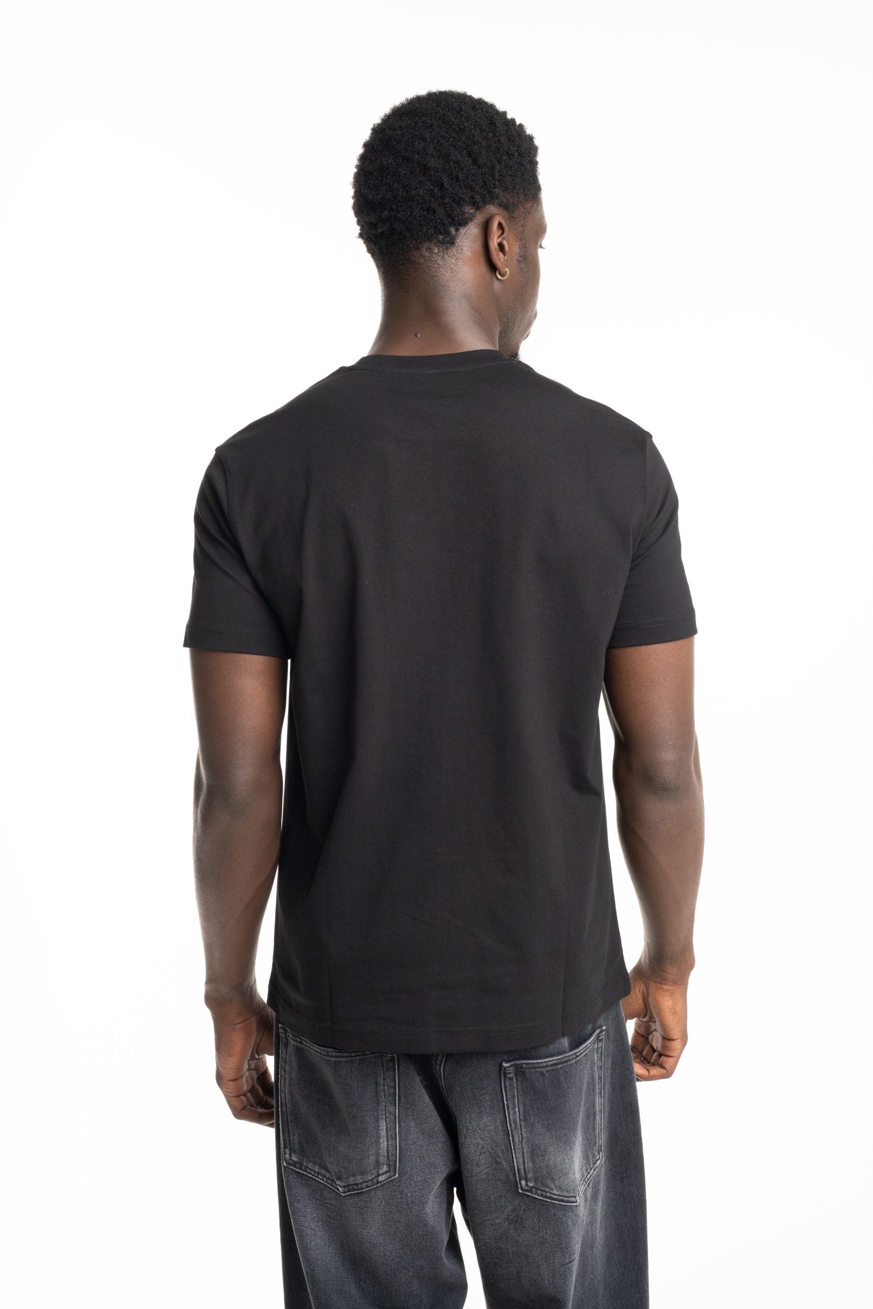 BALR Men's Neckline Logo T Shirt | B1112.1378-Jet Black