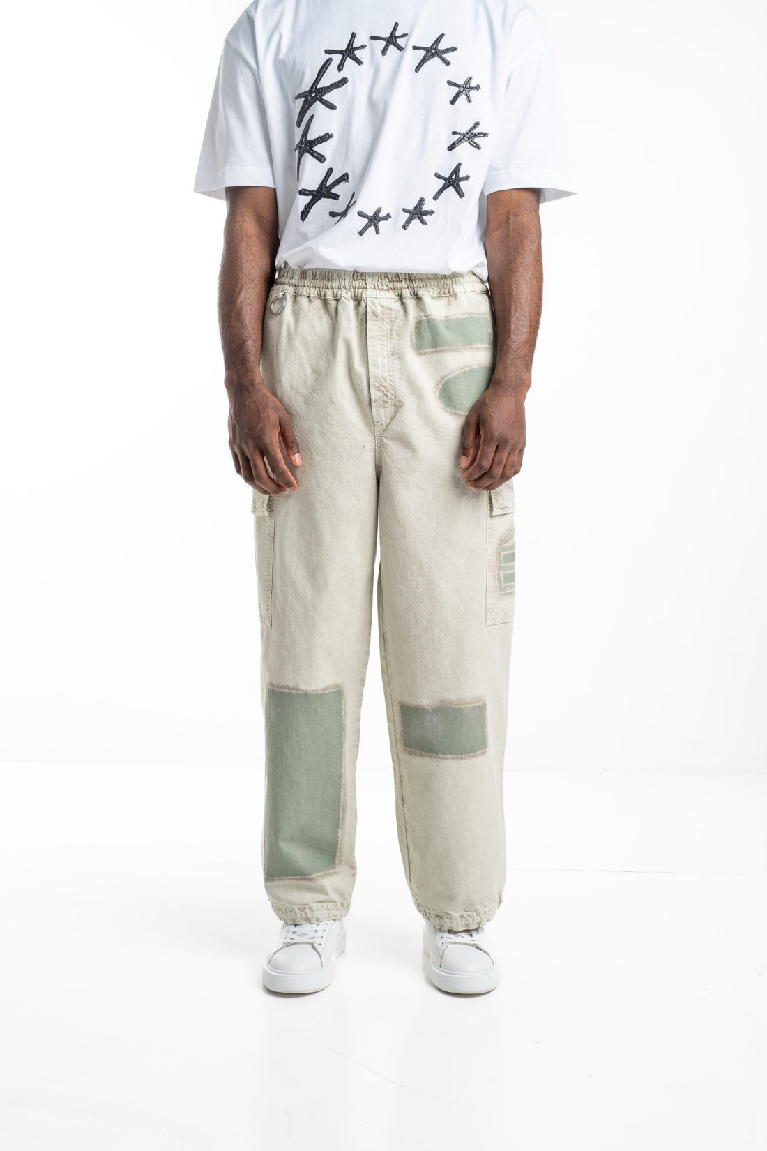 Etudes Men's Loose Cargo Ripstop Pants Sage E25MMTRO492-31