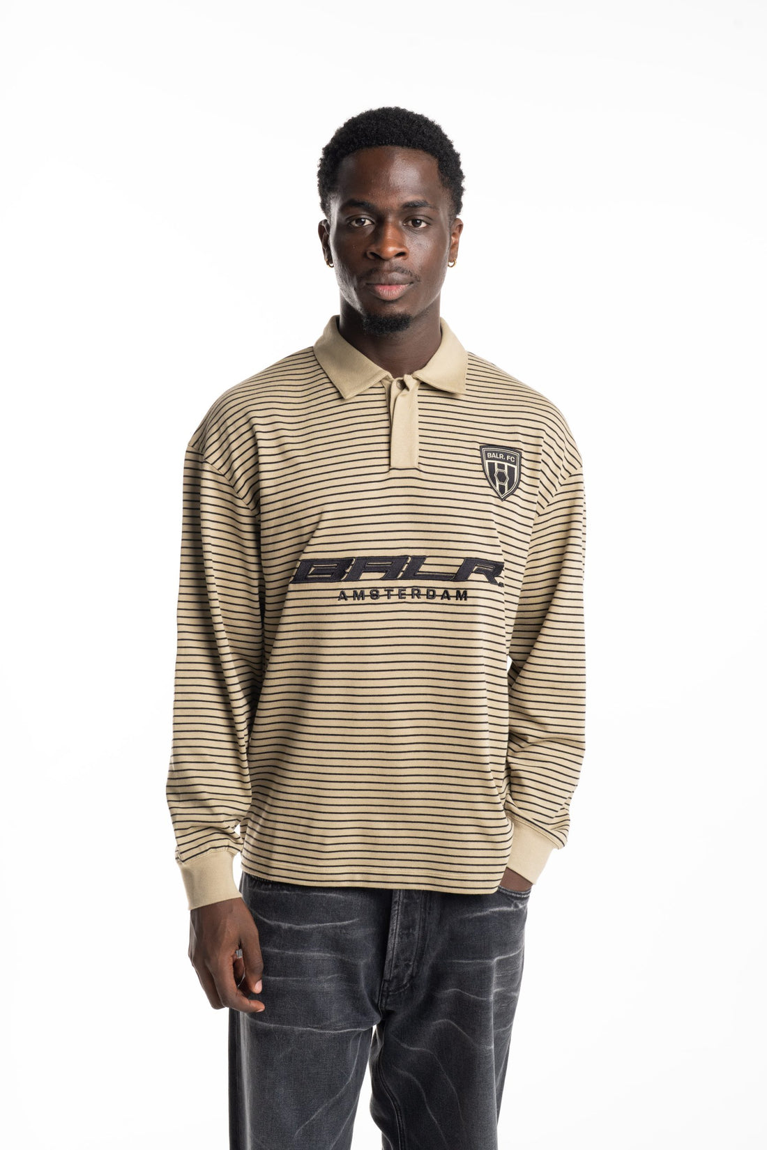 BALR Men's Nick Referee Jersey | B1121.1015-Elm/Black