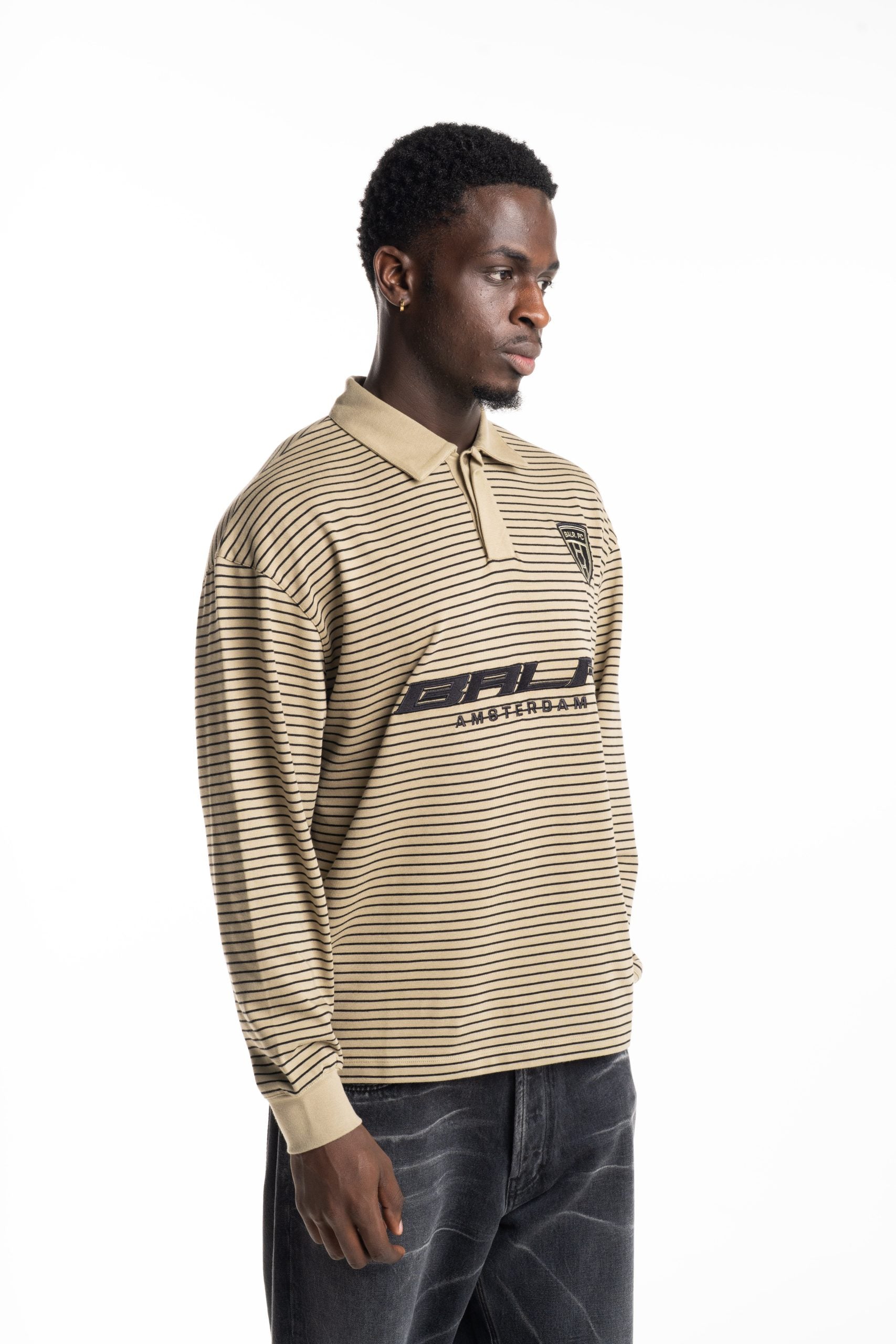 BALR Men's Nick Referee Jersey | B1121.1015-Elm/Black