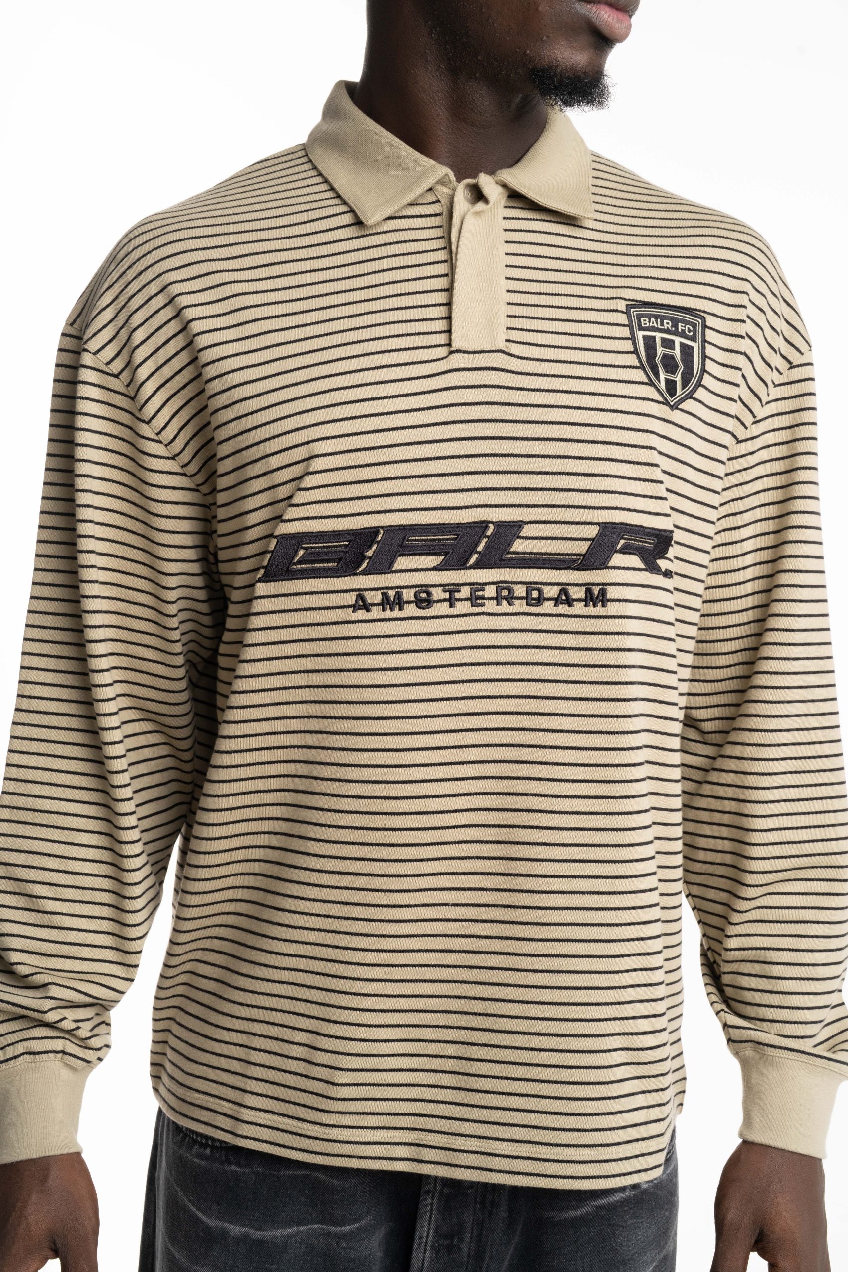 BALR Men's Nick Referee Jersey | B1121.1015-Elm/Black