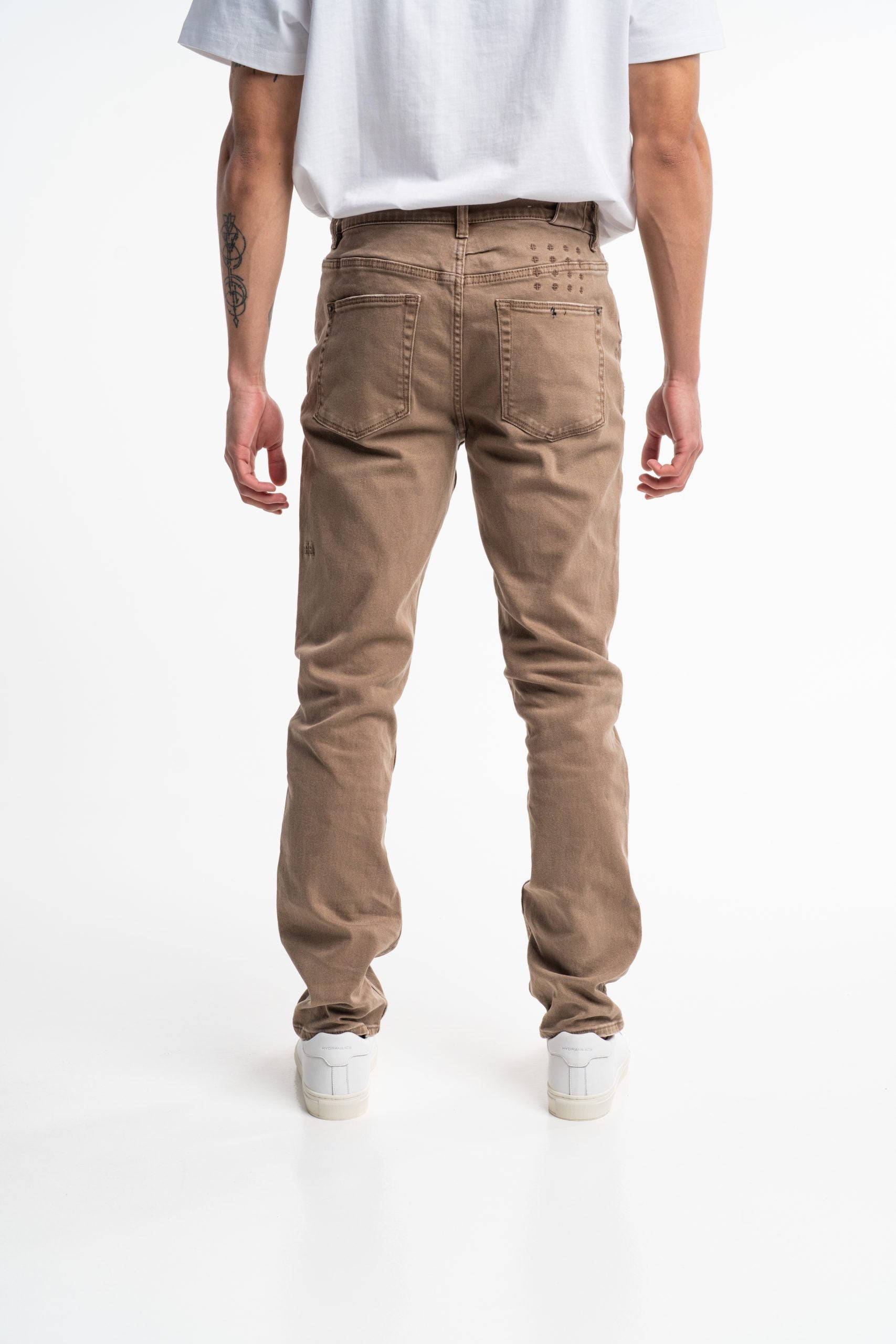 Ksubi Men's Woven Chitch Denim MPF25DJ013 BRW