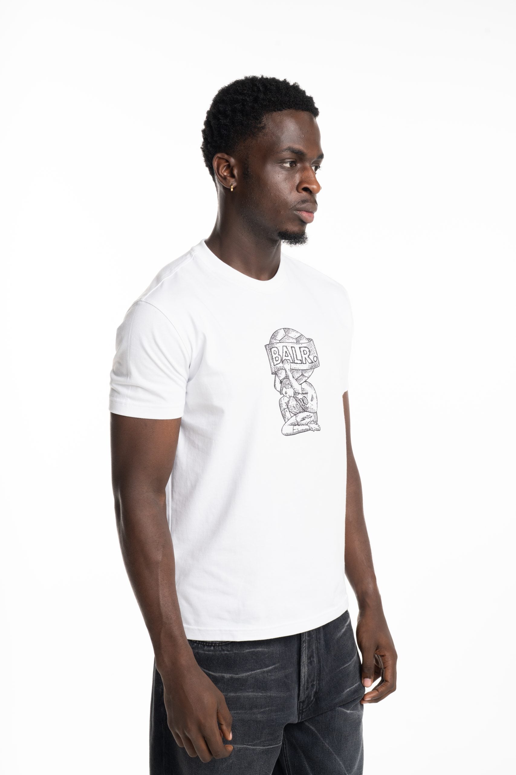 BALR Men's GOTL Titan T Shirt | B1112.1292-White