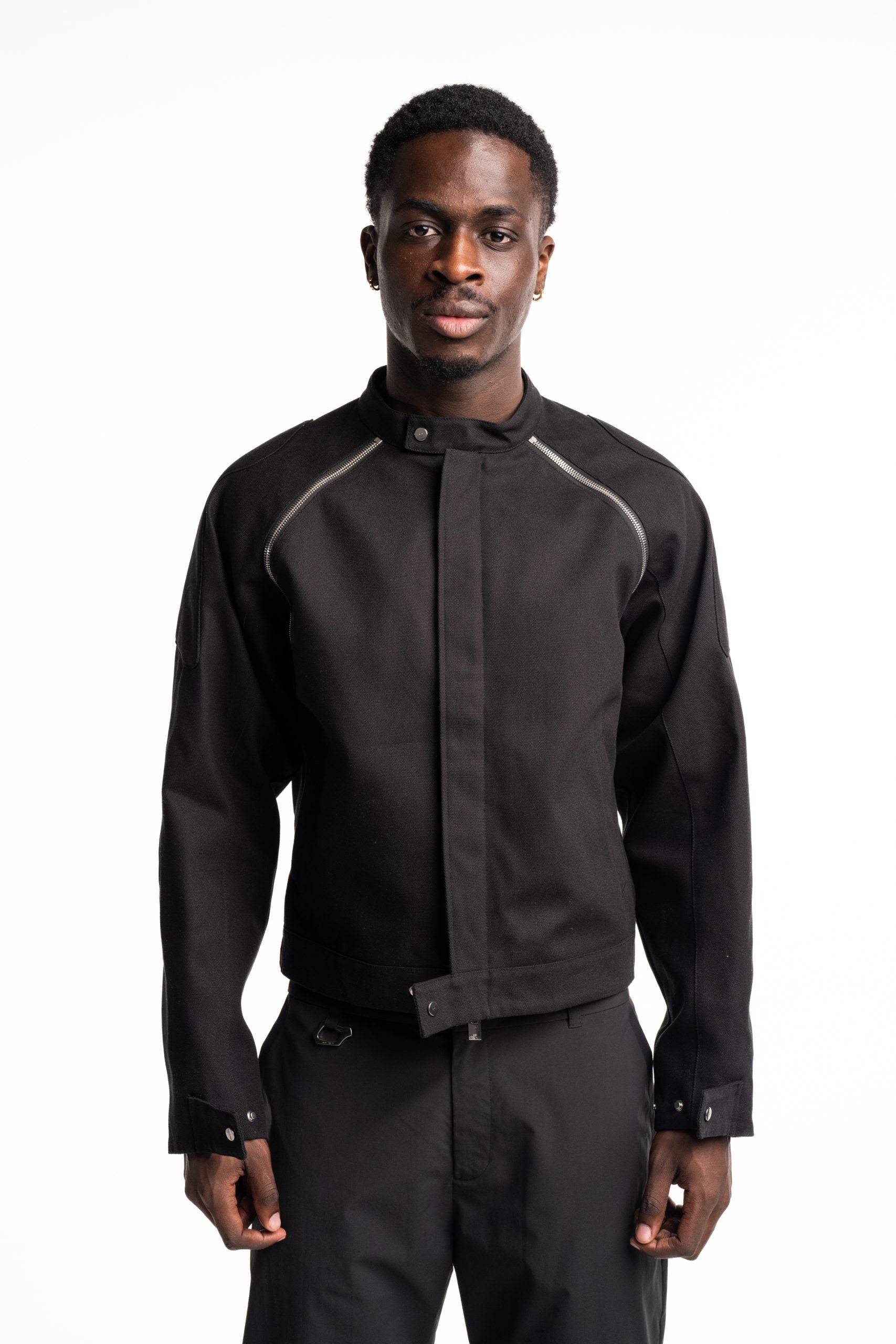 Heliot Emil Men's Equinox Bomber M02157 BLK01
