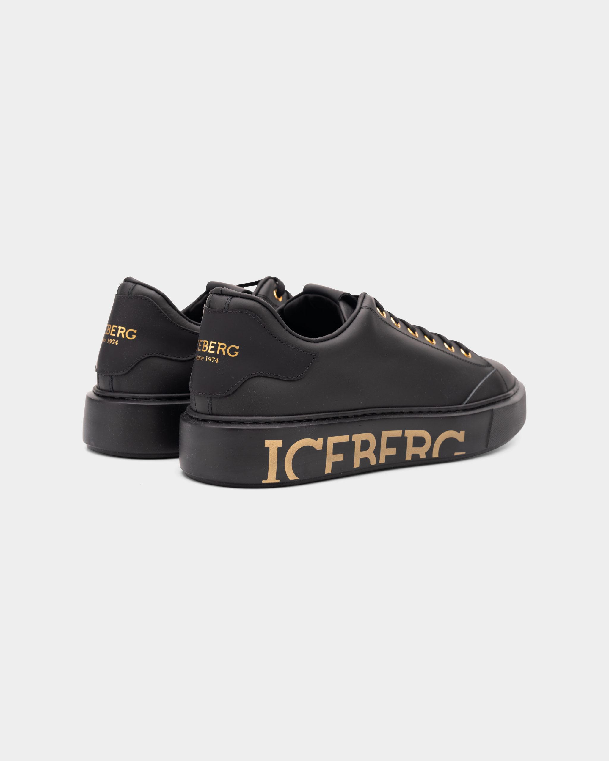 (Core) Iceberg Men's sneaker Comb Nero Logo IU163505