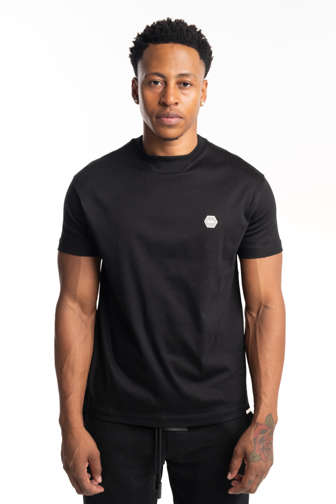 BALR Men's Hex Series T Shirt | B1112.1295-Jet Black